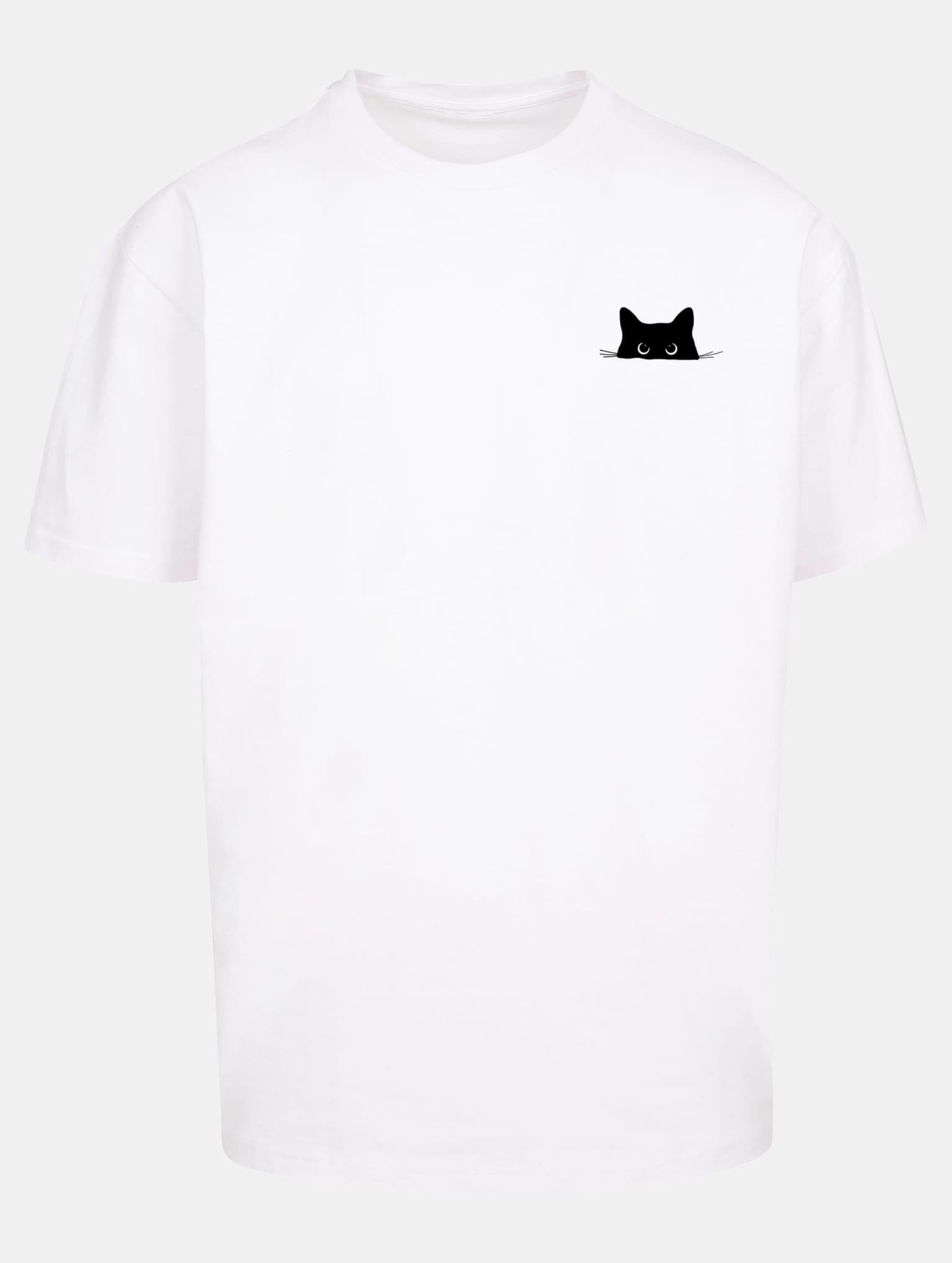 Merchcode Halloween - Cat Tee – Bild 3