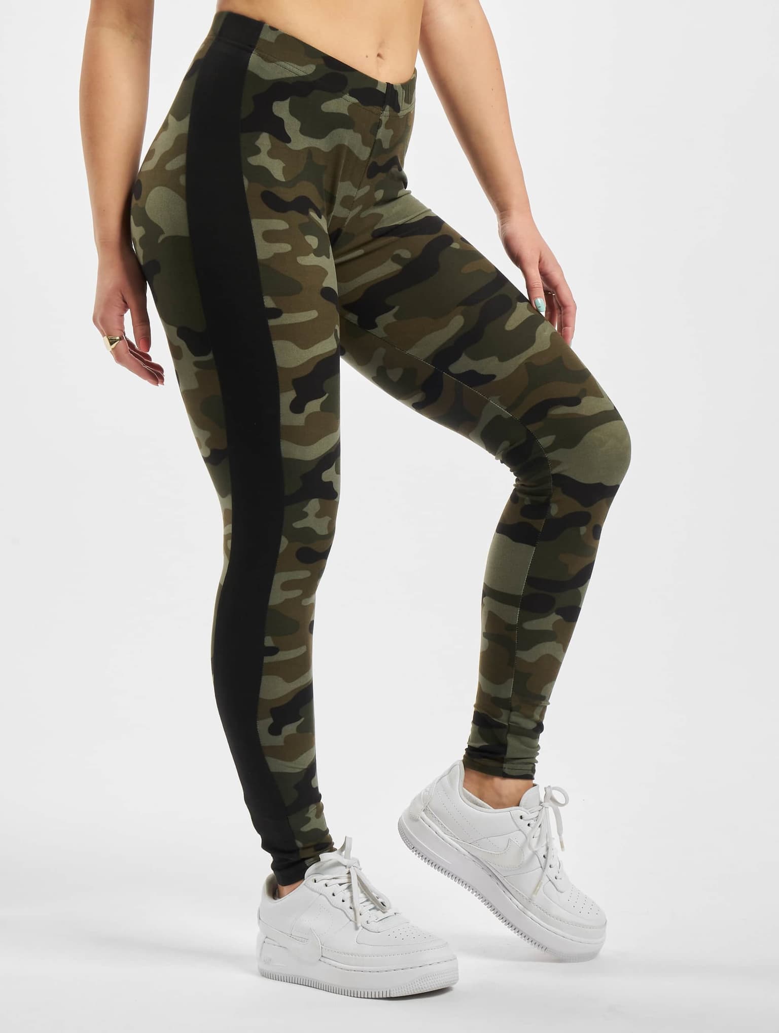 Urban Classics Ladies Camo Stripe Leggings