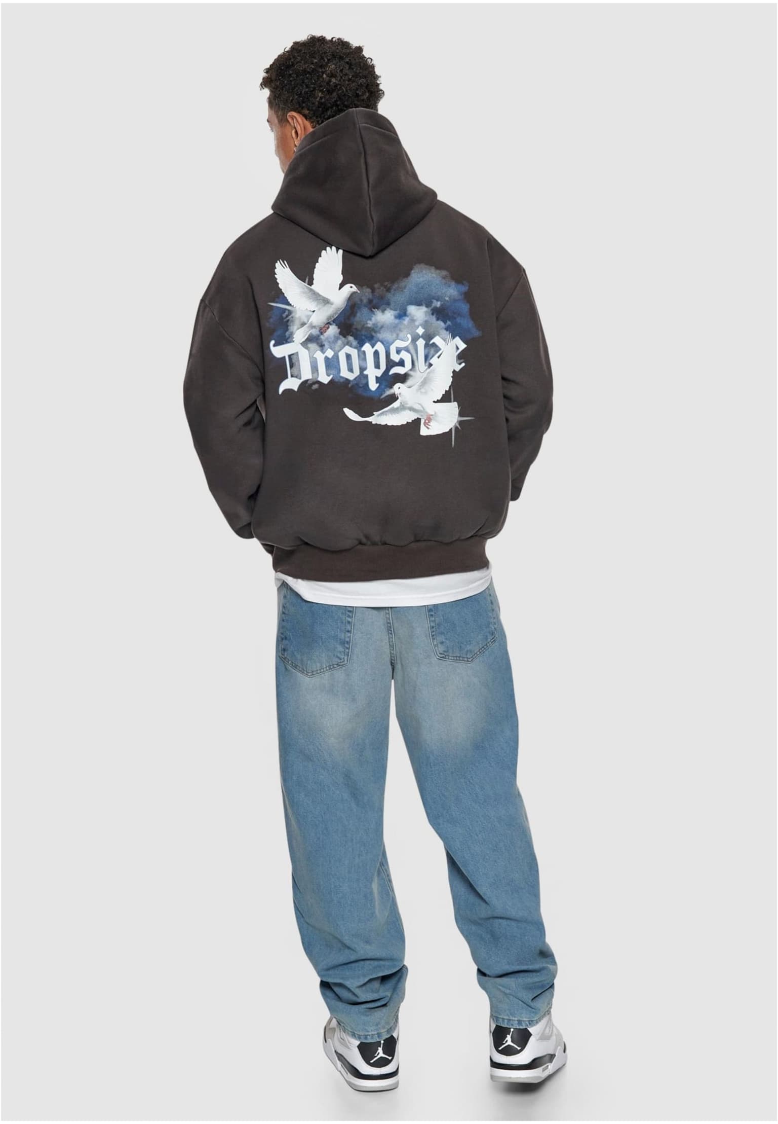 Dropsize Heavy Cloud Dove Hoodie – Bild 4