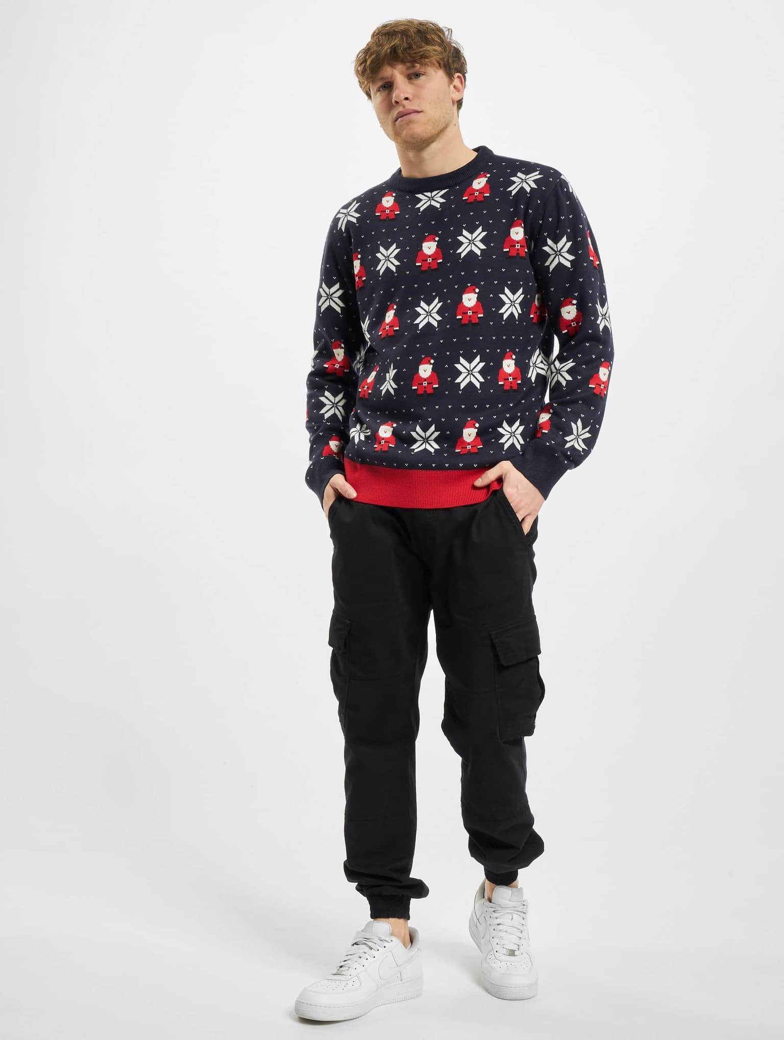 Urban Classics Nicolaus And Snowflakes Sweater – Bild 4