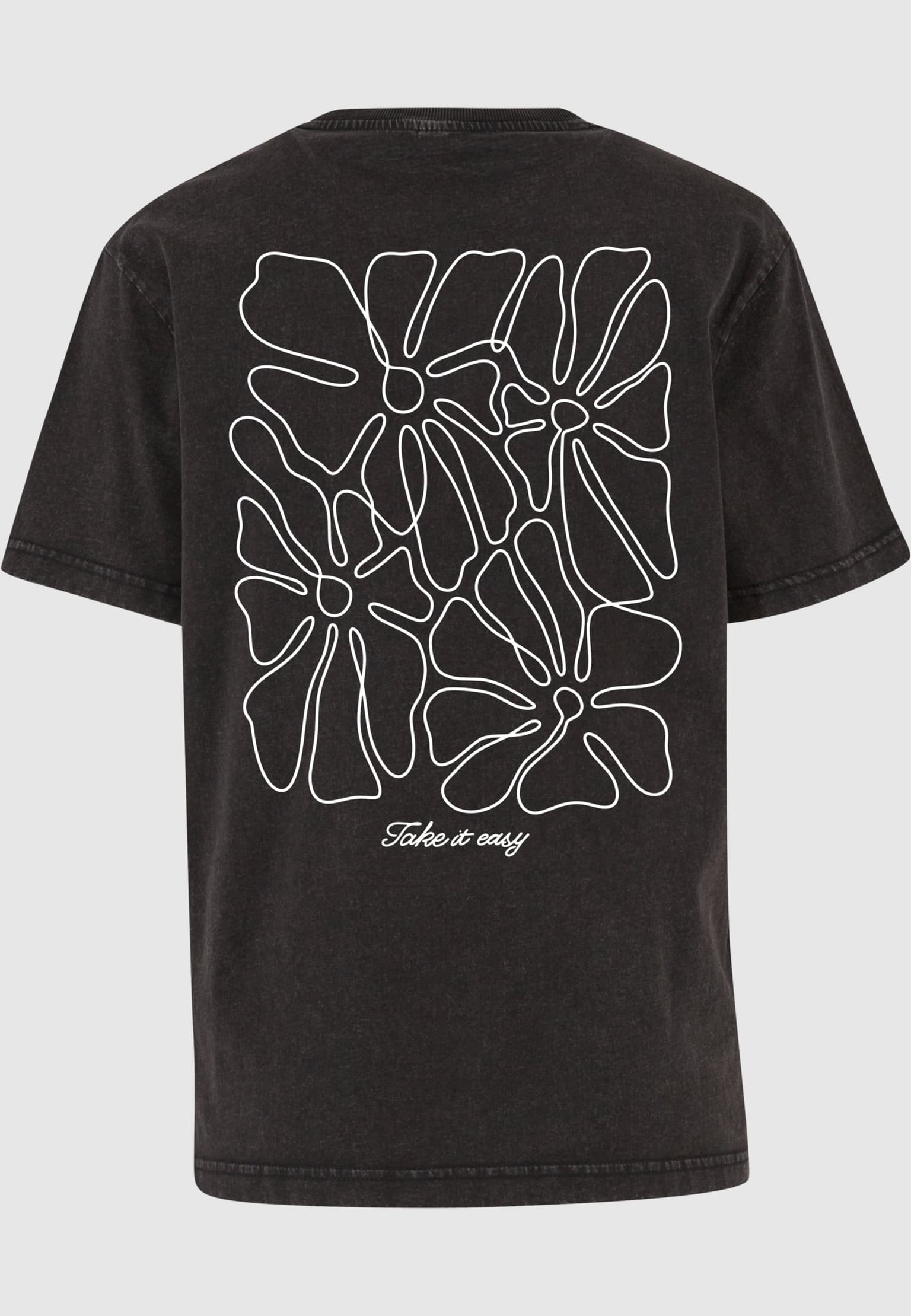 Miss Tee One Line Flowers Ladies Vintage Everyday – Bild 4