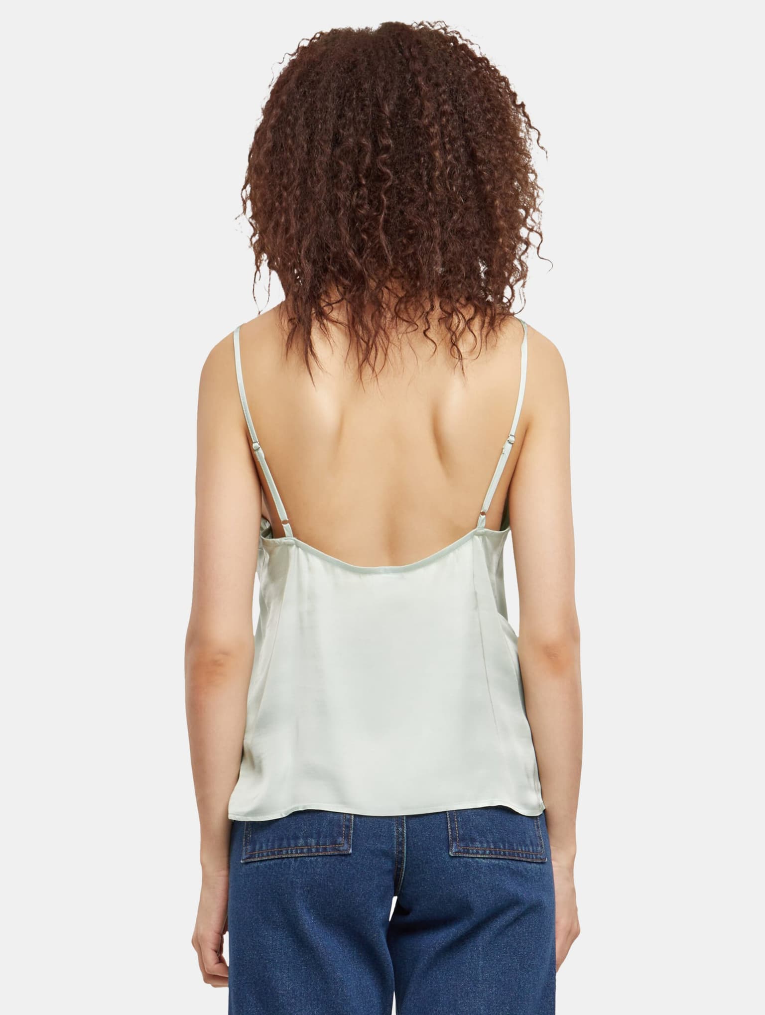 Urban Classics Ladies Viscose Satin Slip Top – Bild 2
