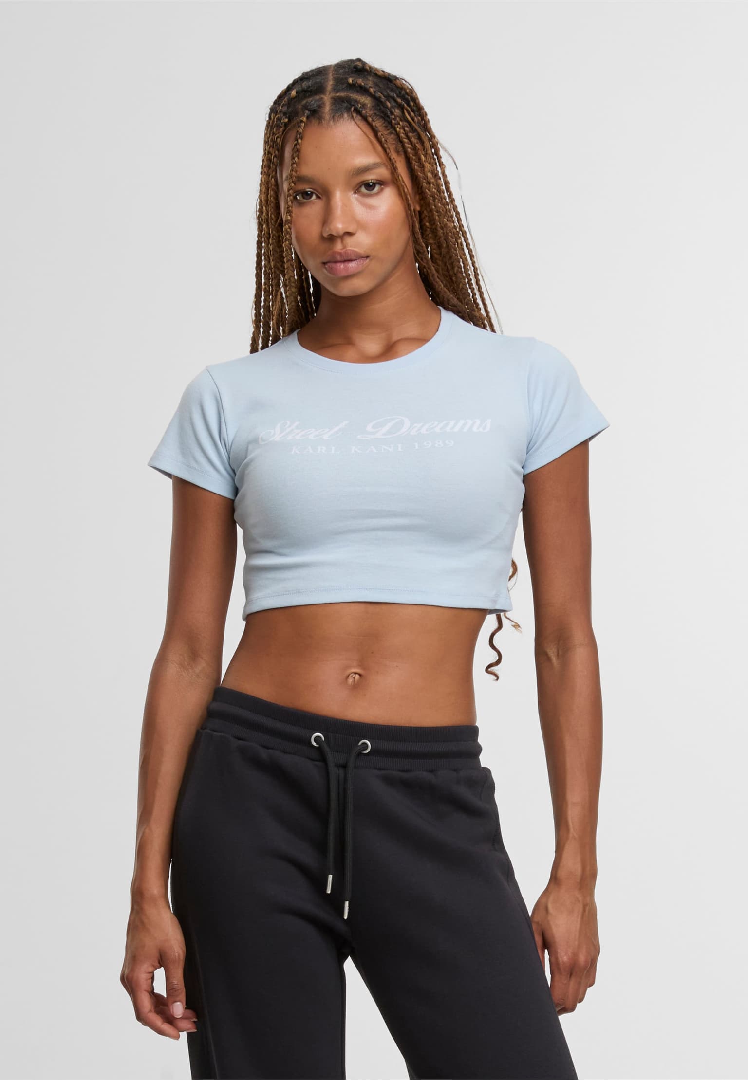 Karl Kani Slogan Cropped T-Shirt