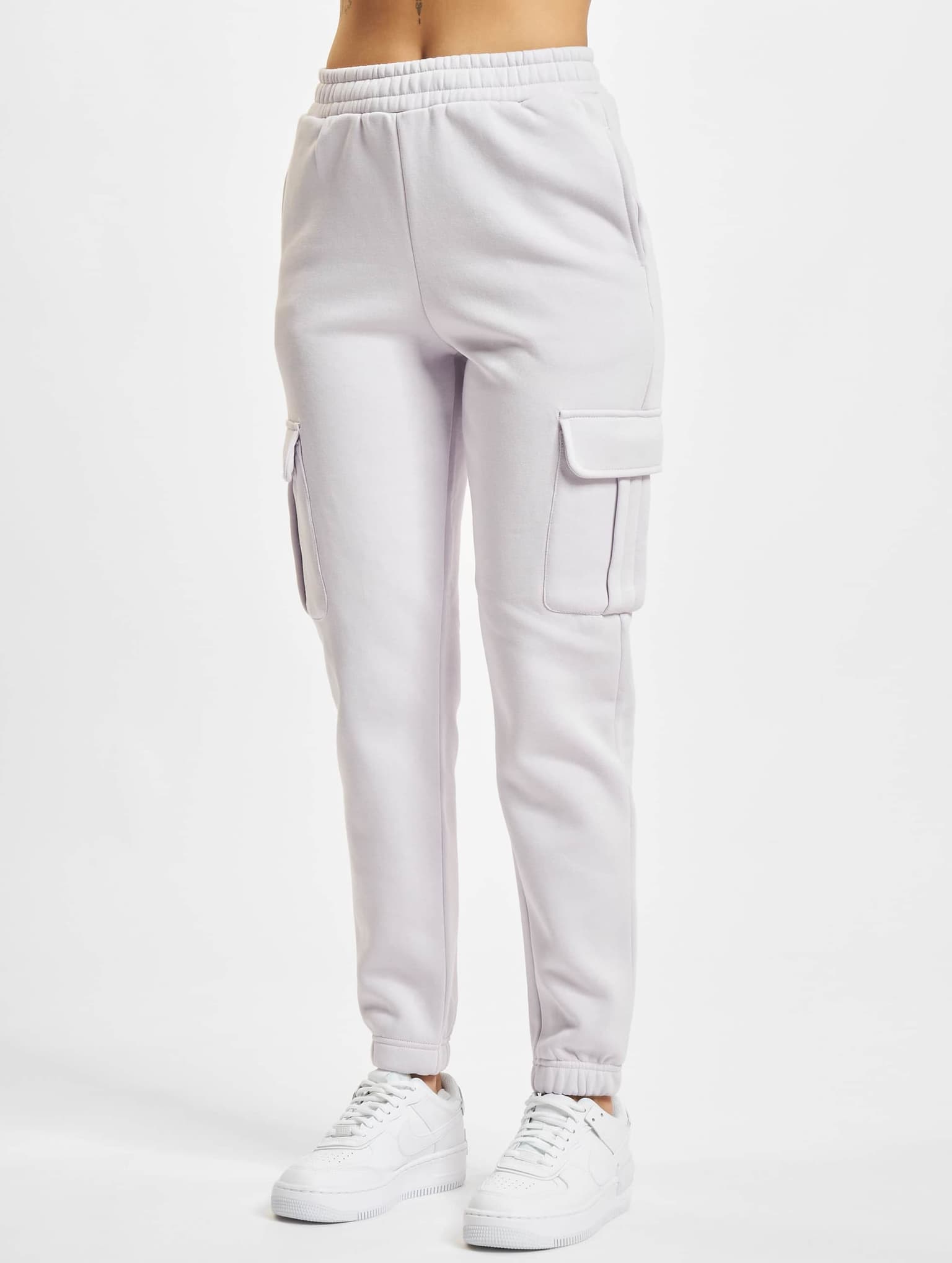 Urban Classics Ladies High Waist Cargo Sweat Pants – Bild 3