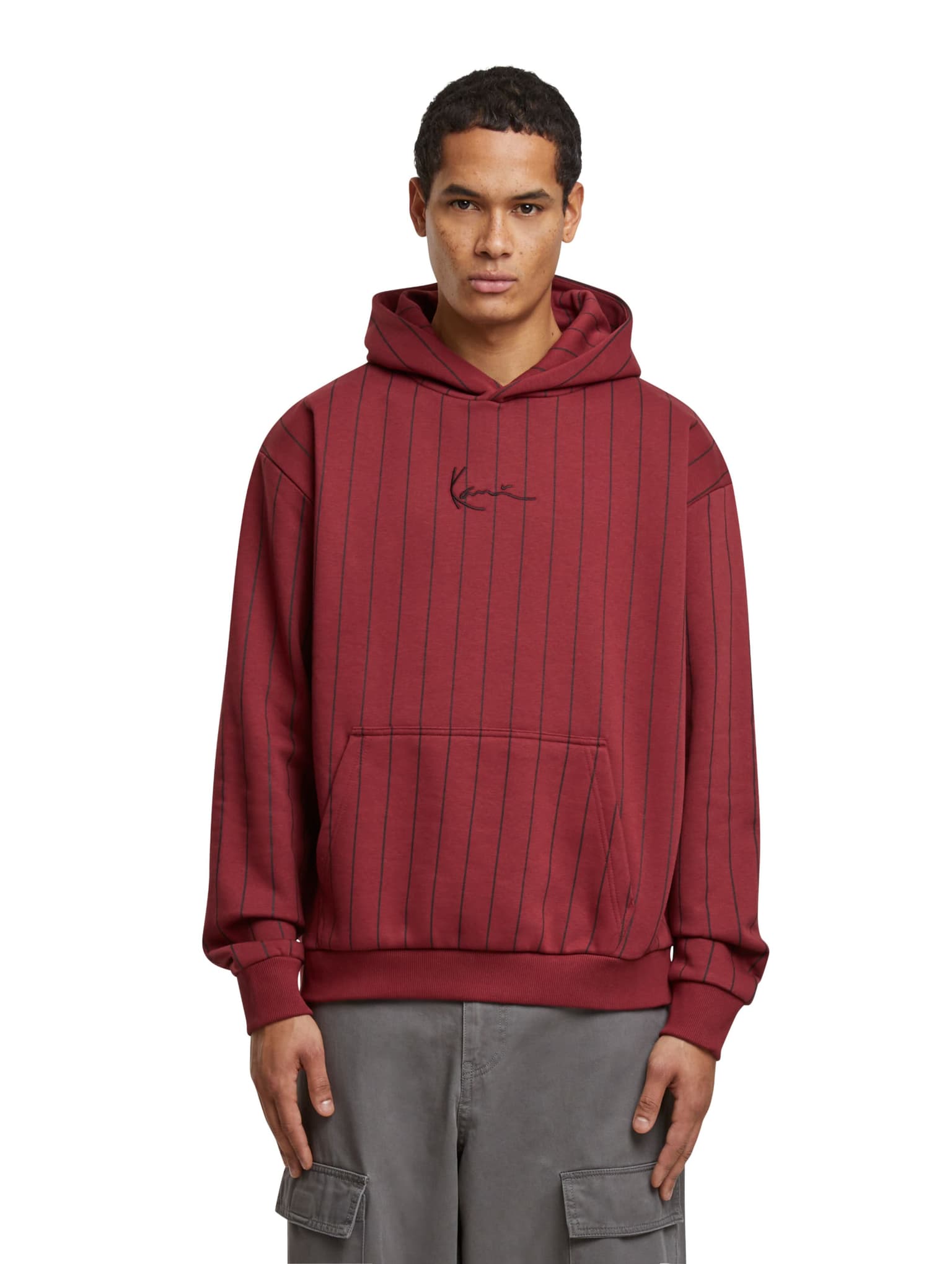 Karl Kani KK Small Signature Essential Pinstripe Hoodie – Bild 3