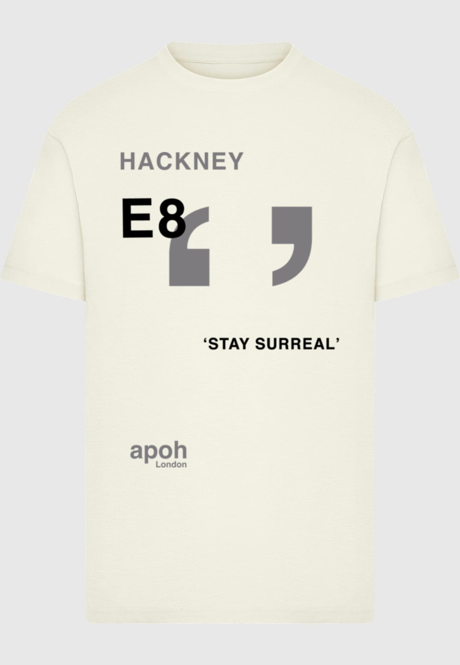 Merchcode APOH - Surreal Hackney Slogan T-Shirt – Bild 3
