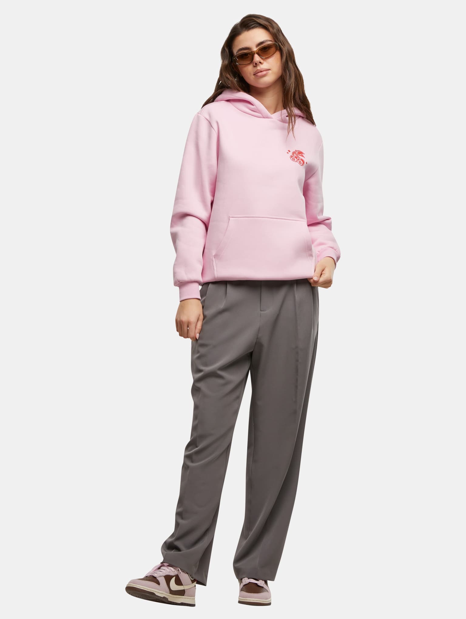 Miss Tee Lucky Cherry Ladies Fluffy Hoody – Bild 4