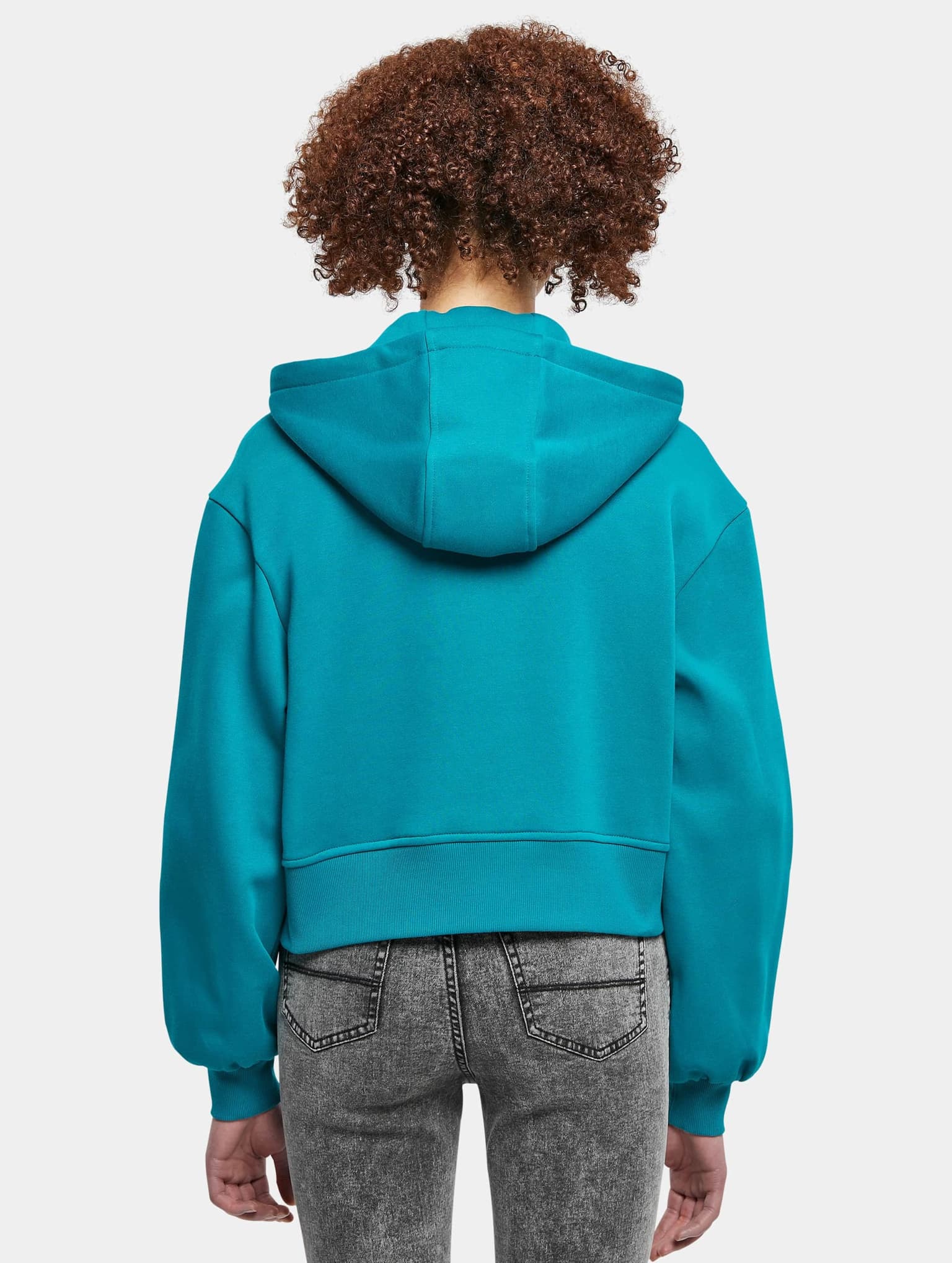Urban Classics Ladies Short Oversized Zip Jacket – Bild 2