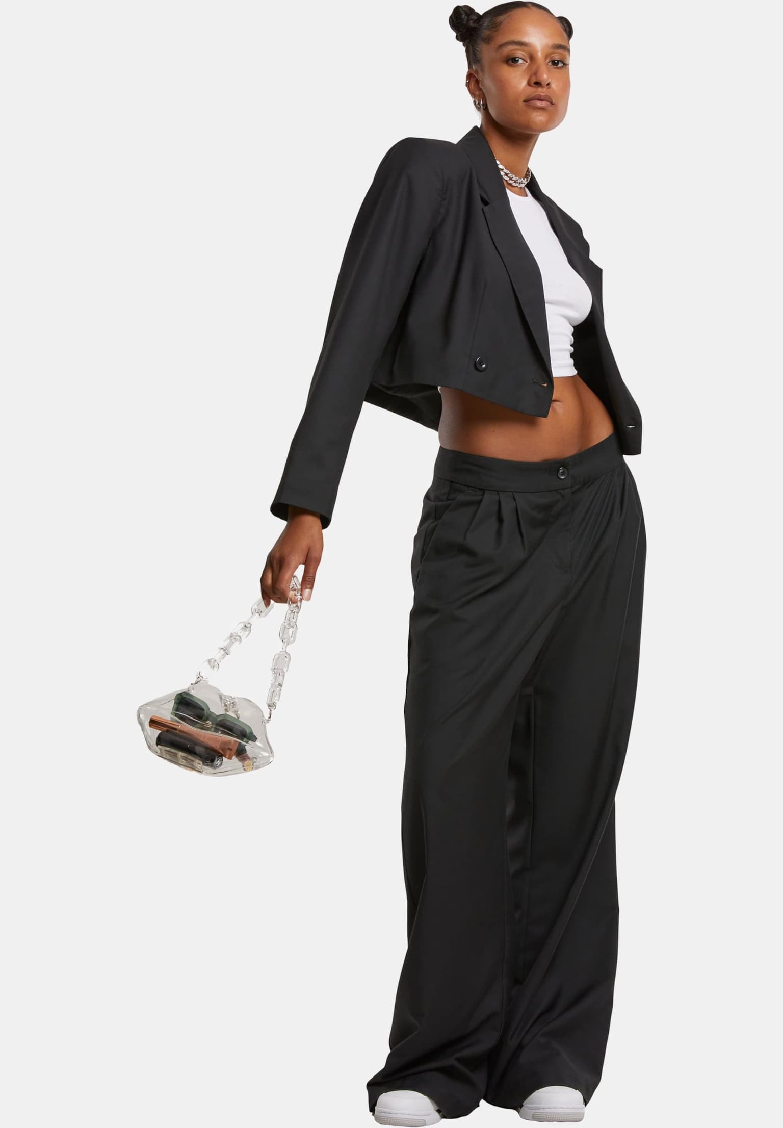 Urban Classics Ladies Cropped Blazer – Bild 4
