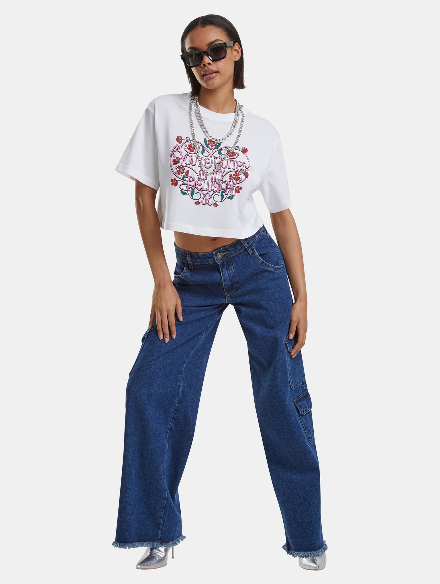 Miss Tee Hotter Delusion Ladies Short Overized – Bild 3