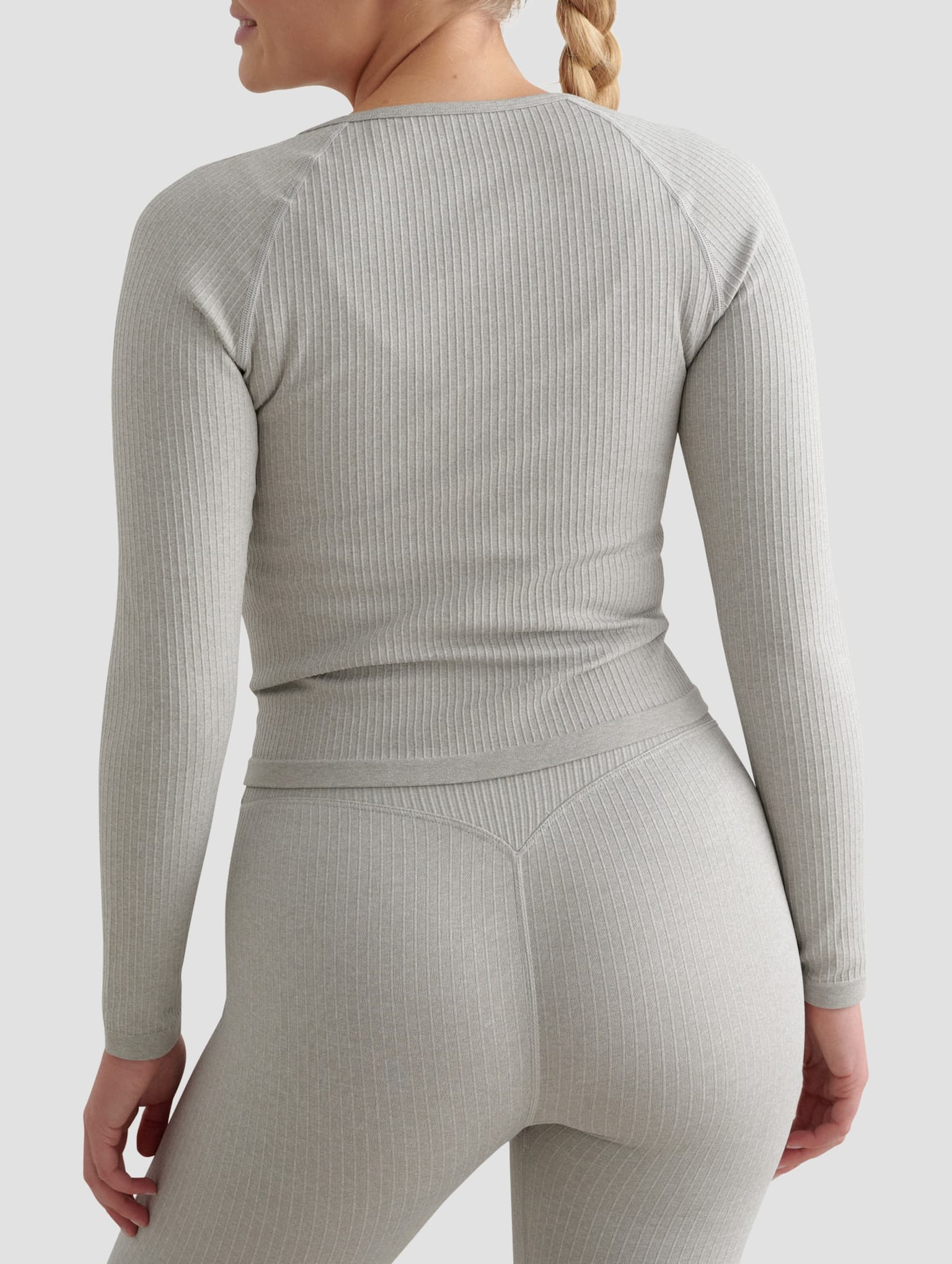 AIMN Ribbed Seamless Zip Jacket – Bild 2