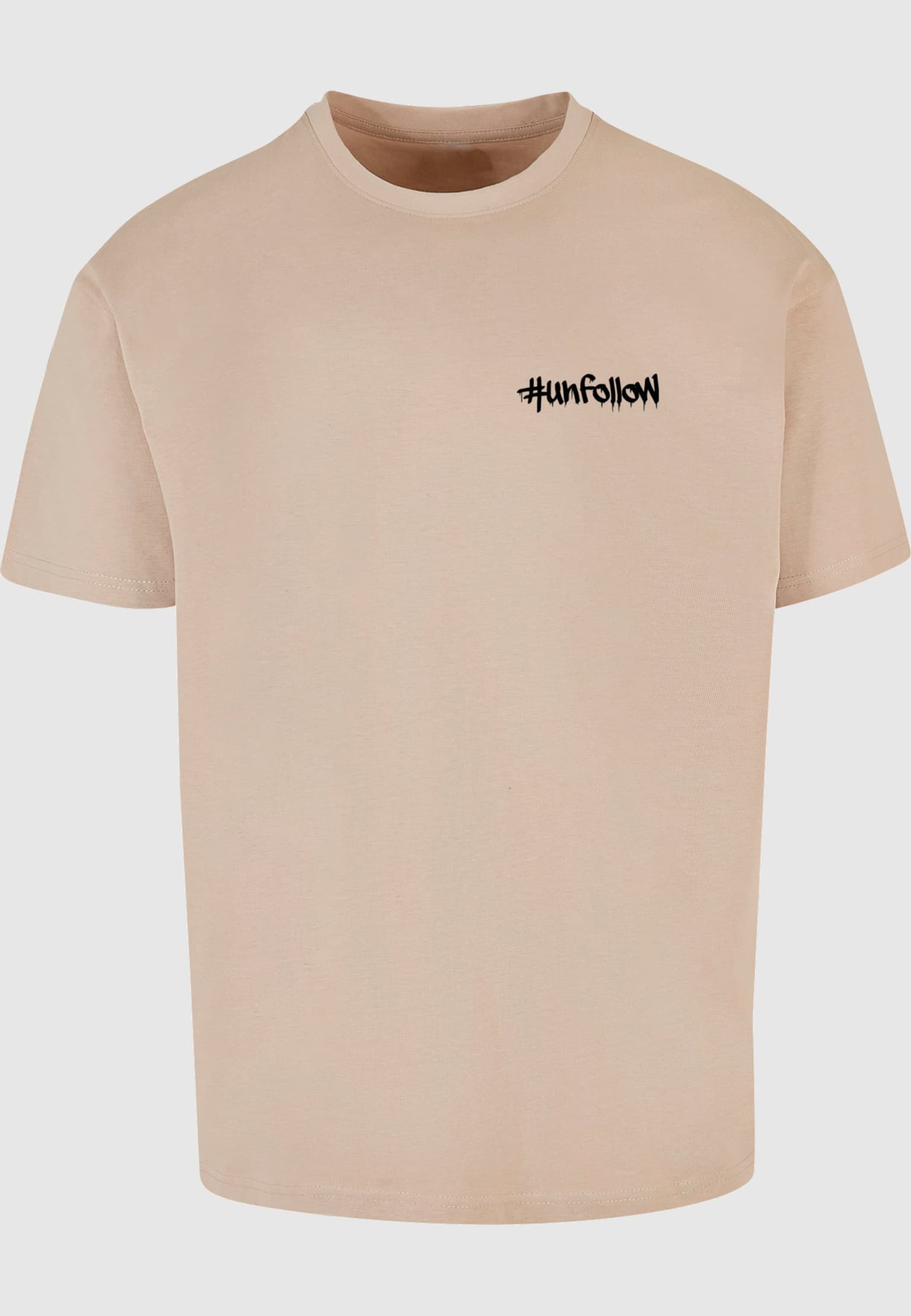 Merchcode Unfollow front X Oversize Tee – Bild 3