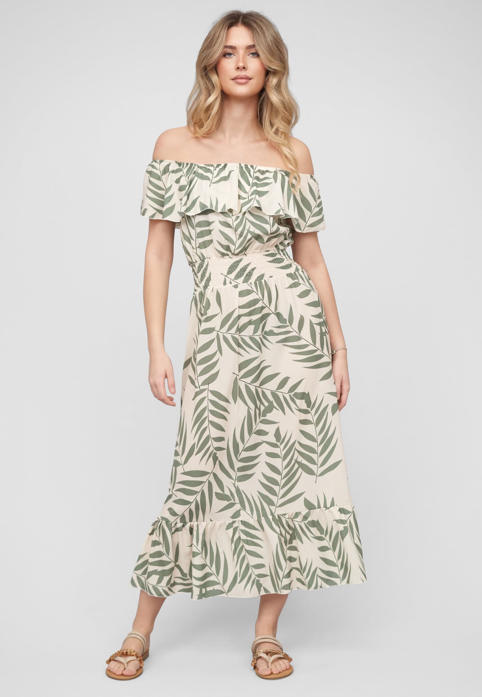 Cloud5ive Off Shoulder Maxi Dress
