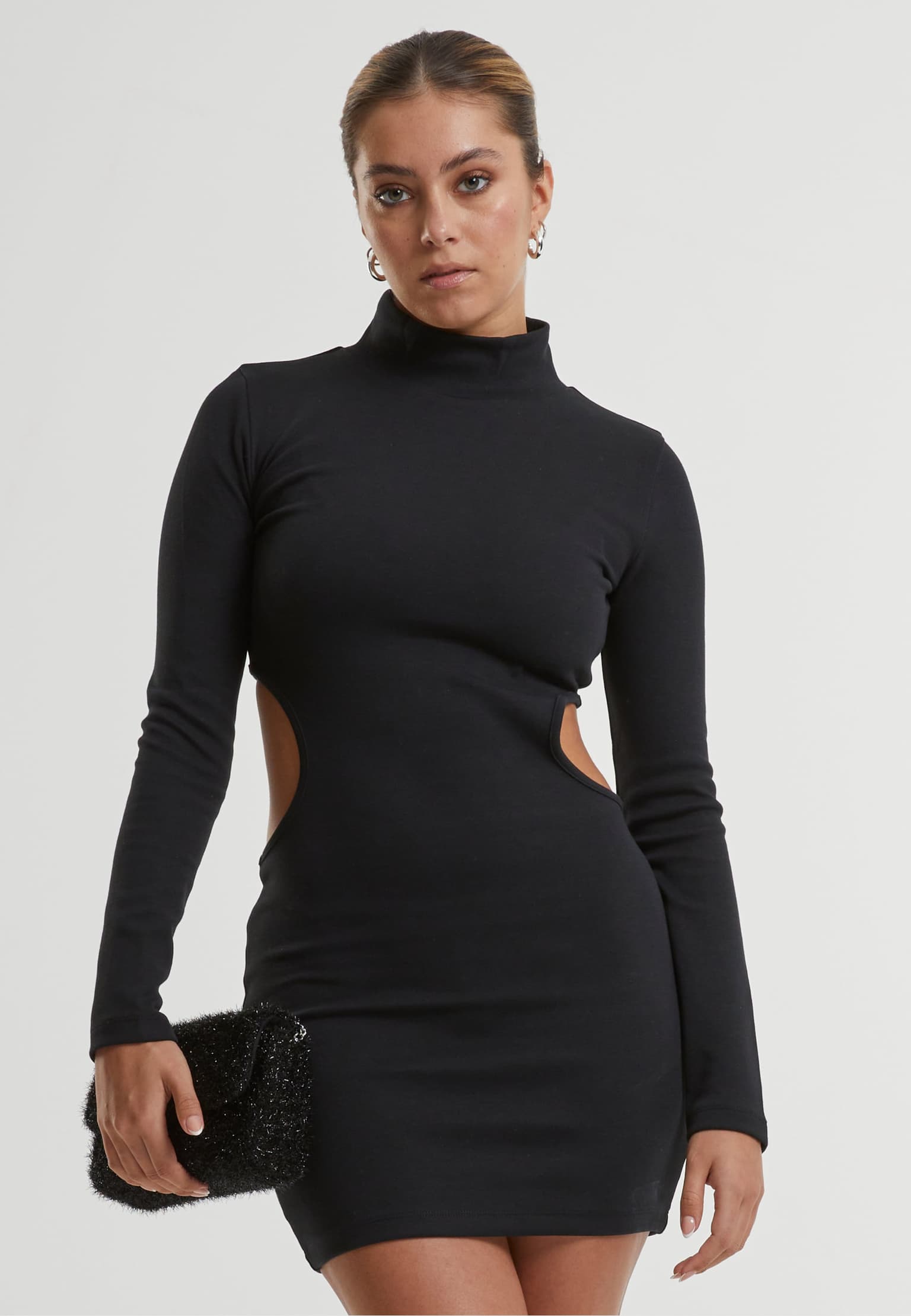 Urban Classics Ladies Cut Out Mini Dress