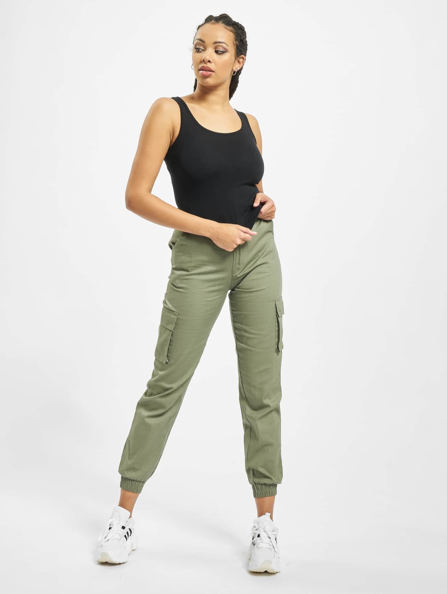 Urban Classics Ladies 2-Pack Basic Stretch Top – Bild 4