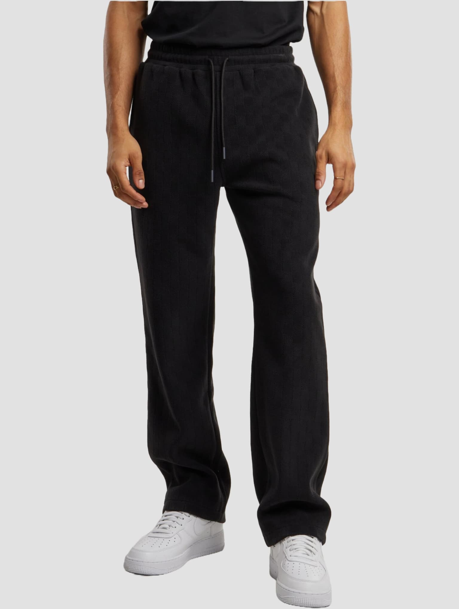 Urban Classics Jacquard Velvet Wide Jogginghose