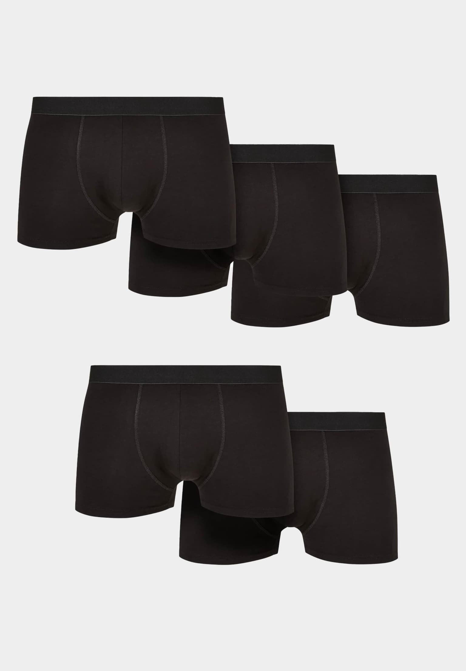 Urban Classics Solid Essentials Cotton Boxer Short 5-Pack