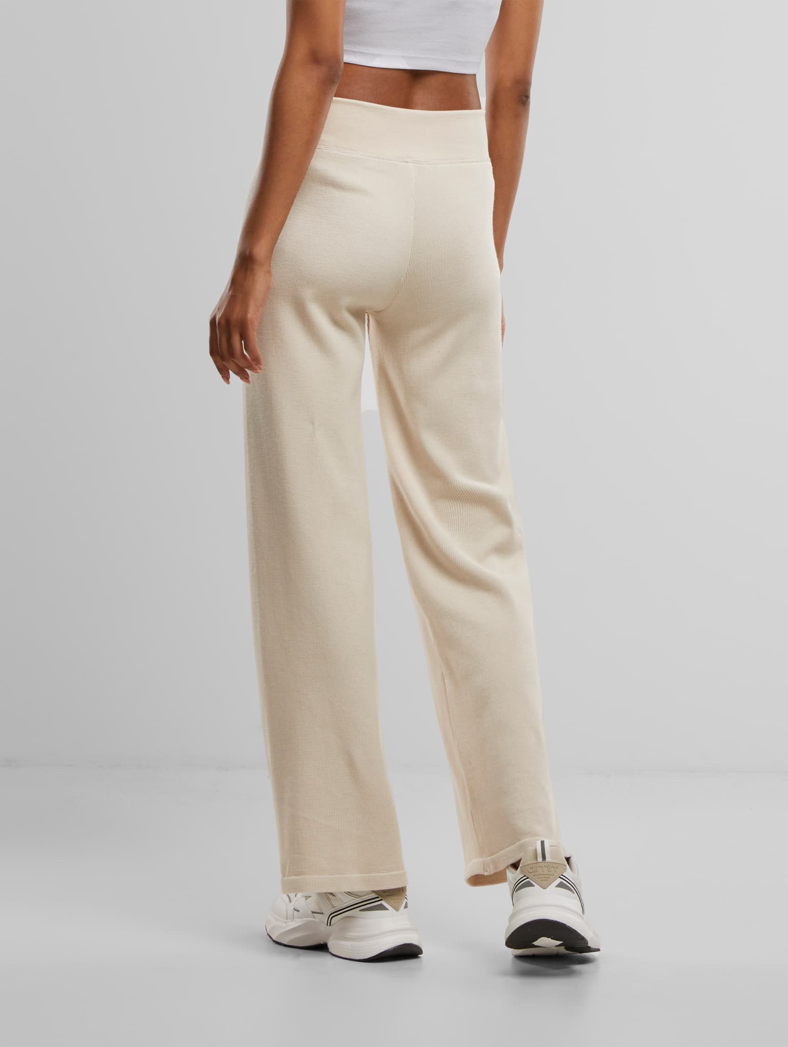 aimn aim'n Ribbed Wool Petite Wide Jogginghose – Bild 2