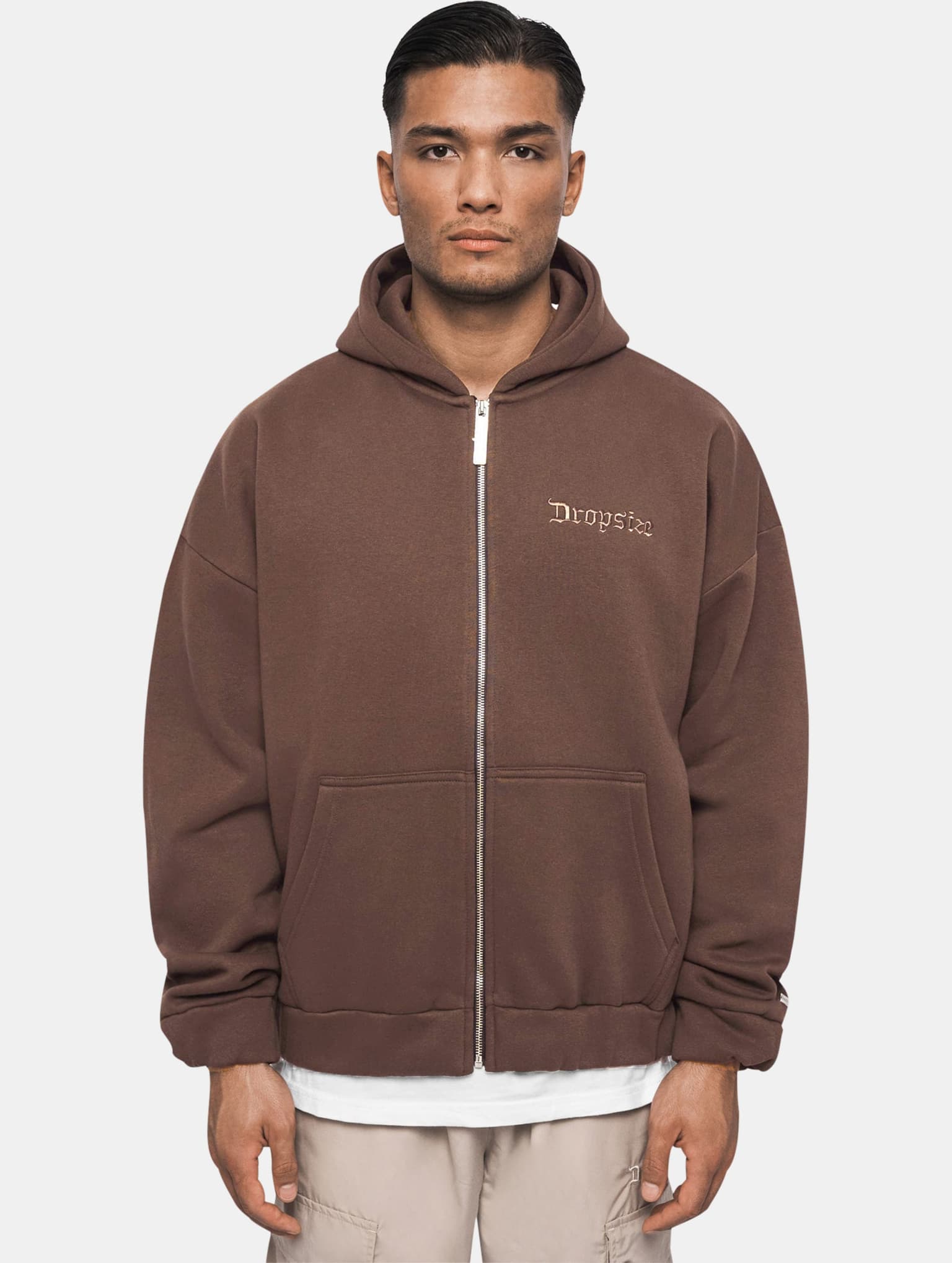 Dropsize Super Heavy Oversized Zip-Hoodie