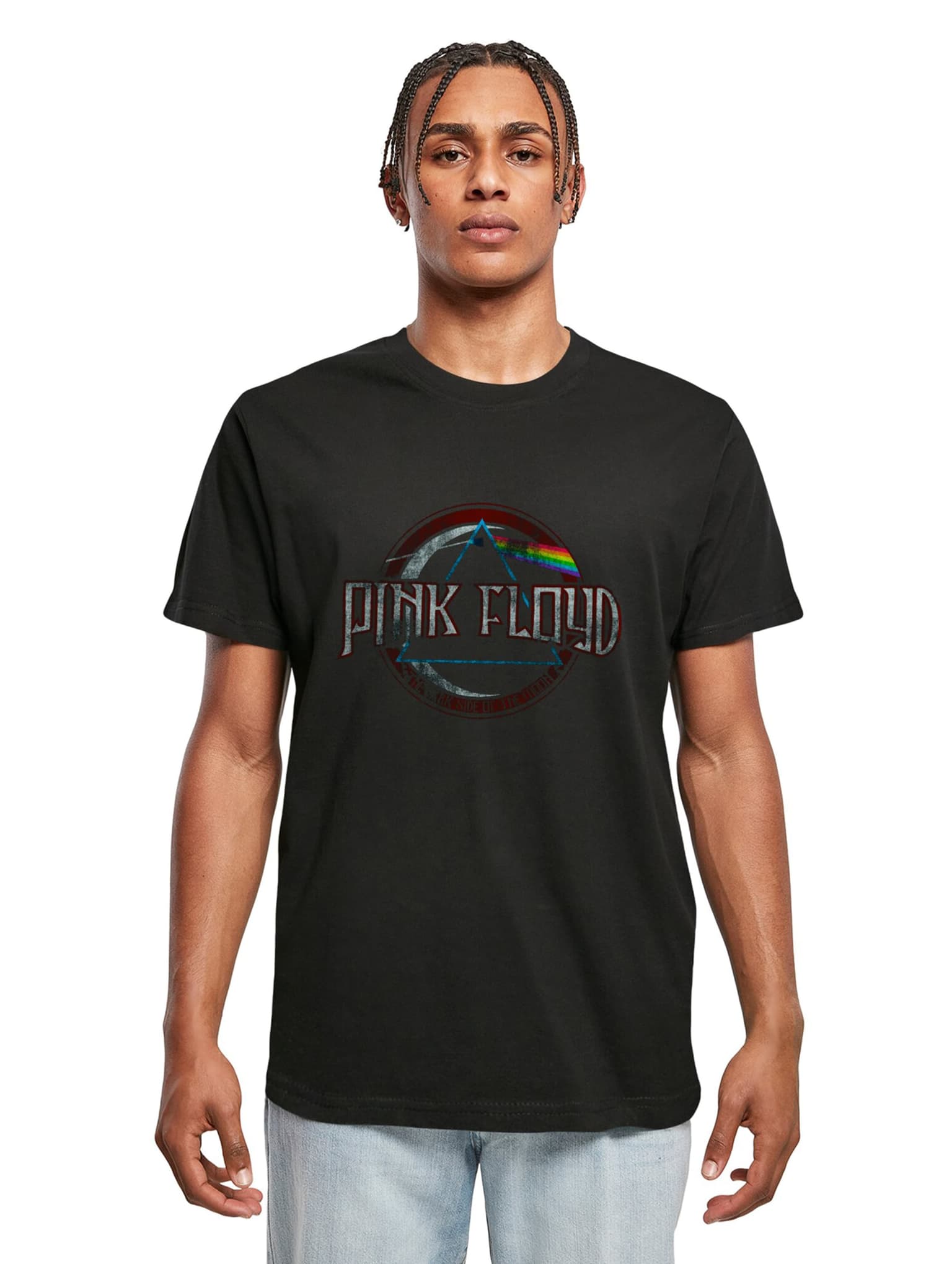 Merchcode Pink Floyd Dark Side of the Moon Circular Logo Tee – Bild 2