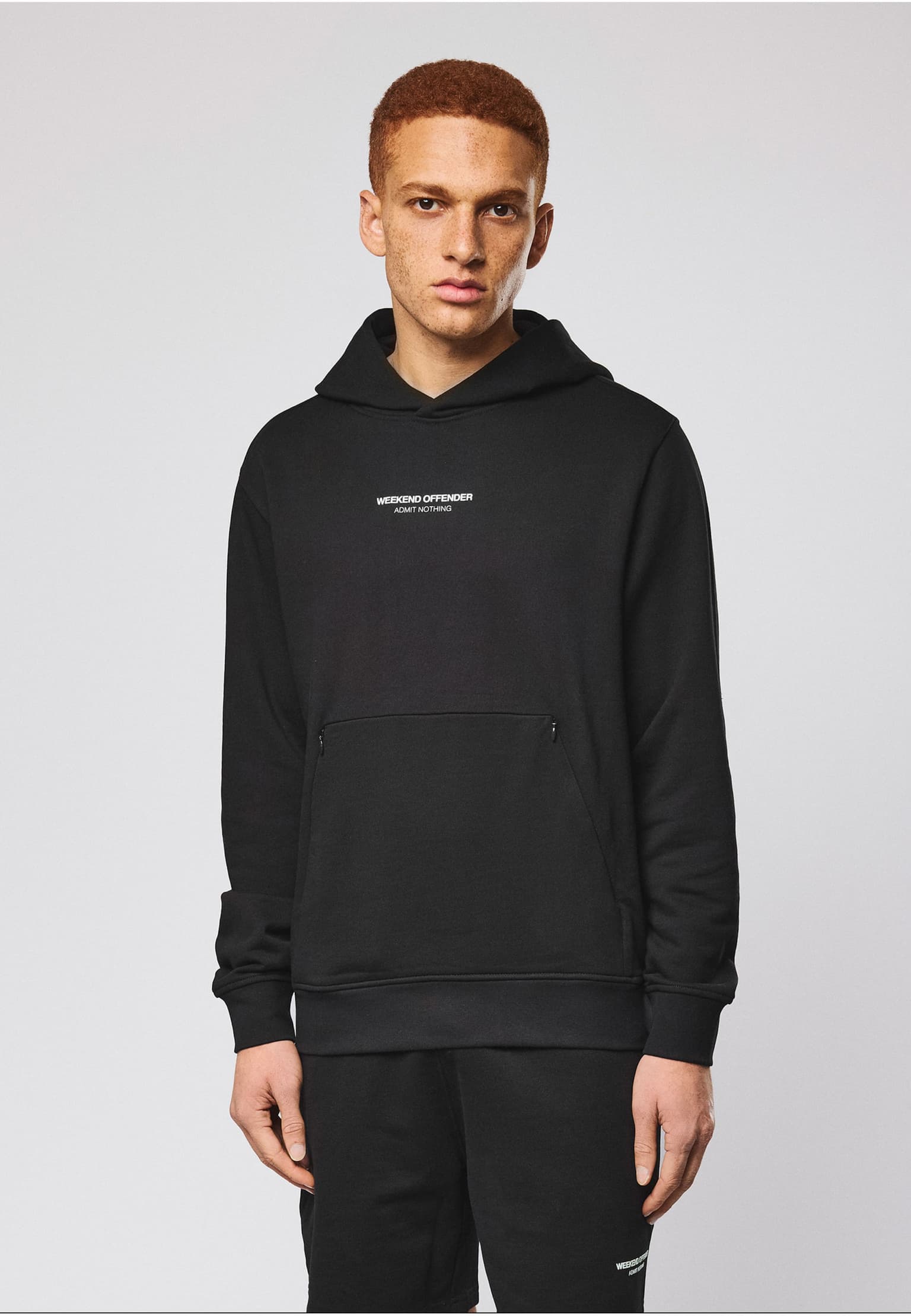 Weekend Offender COBAIN WOAN HOODIE WITH SEAMED IN POCKETS