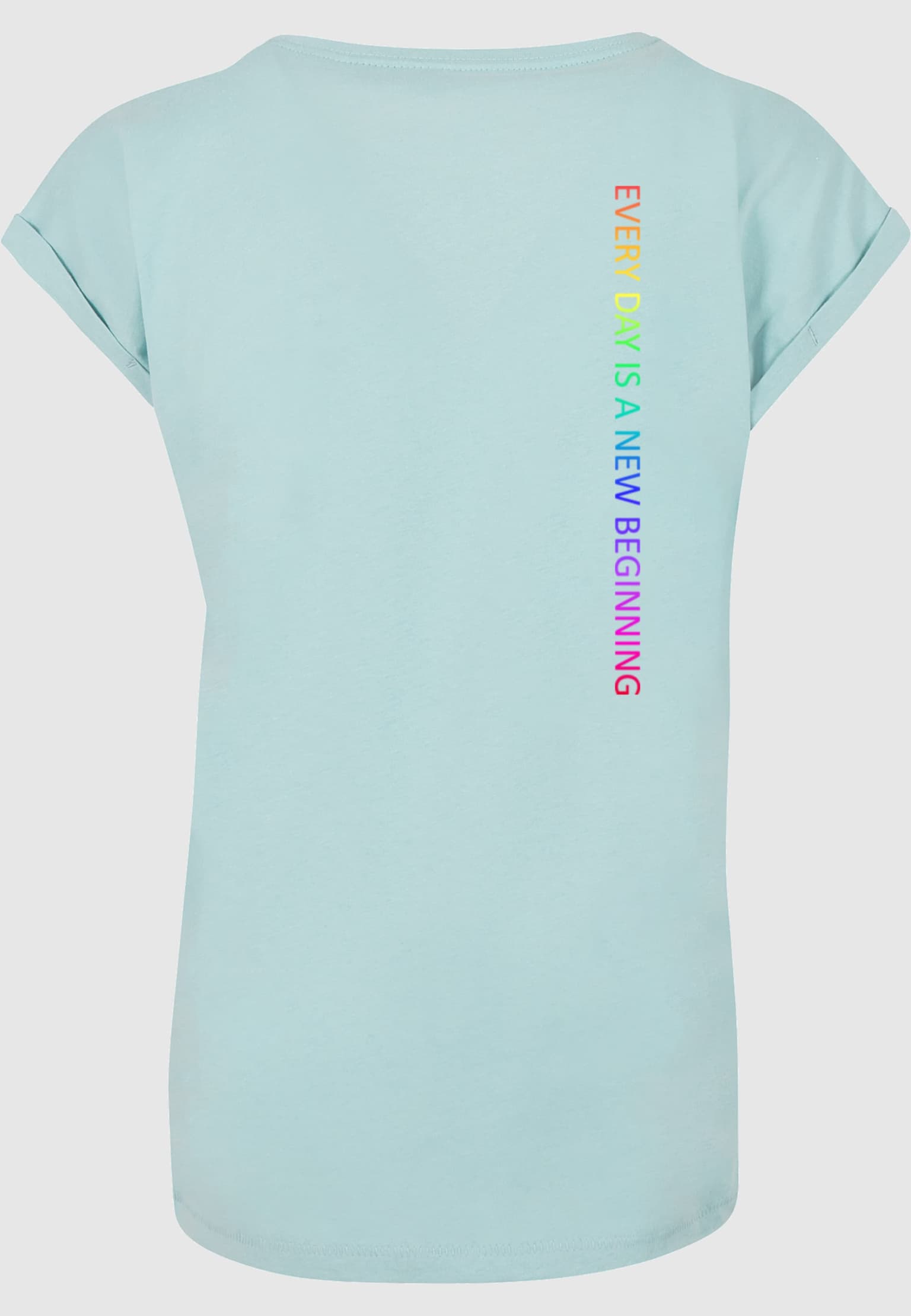 Merchcode Ladies Hope Rainbow Extended Shoulder Tee – Bild 4