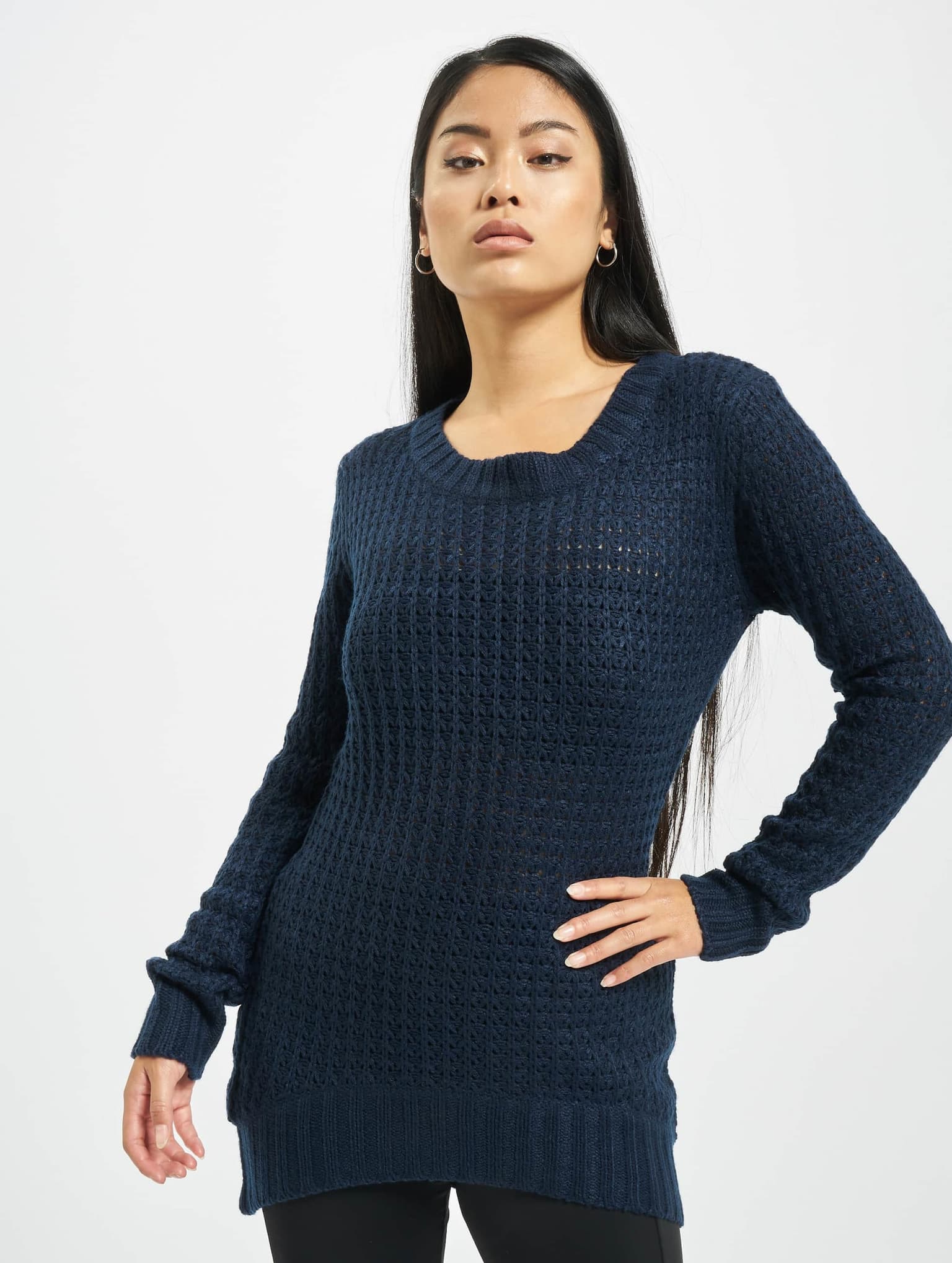 Urban Classics Ladies Long Wideneck Sweater – Bild 3