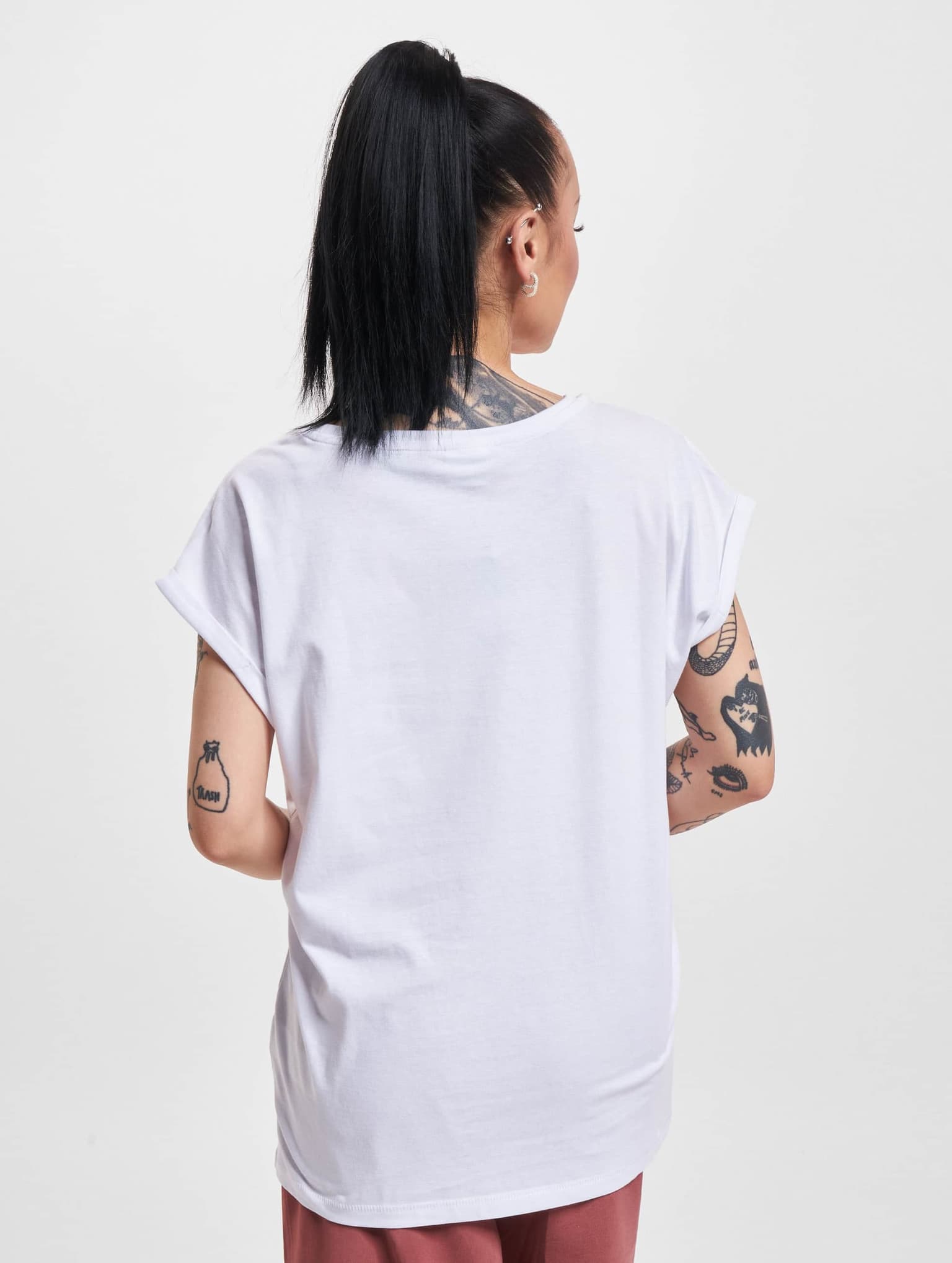 Urban Classics Ladies Extended Shoulder Tee 2-Pack – Bild 4