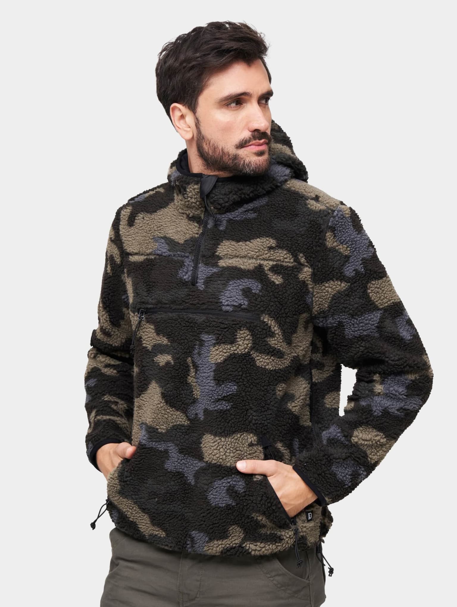 Brandit Teddyfleece Worker Pullover Jacket – Bild 4