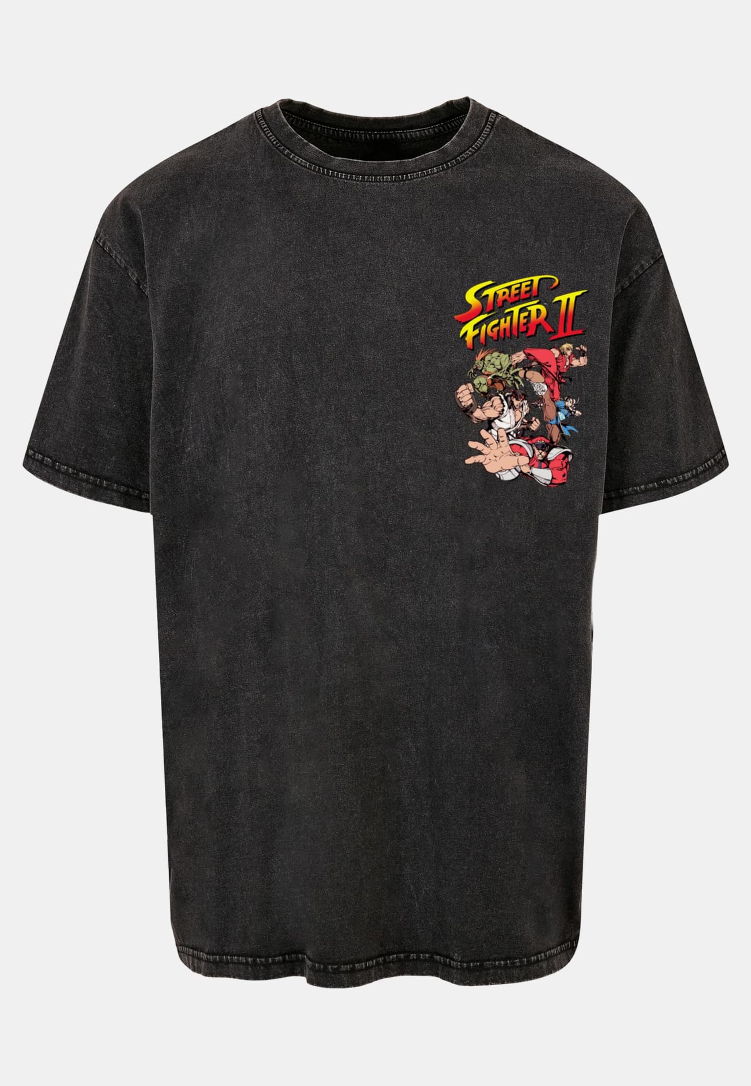 Merchcode Streetfighter II Roster Oversize Tee – Bild 4