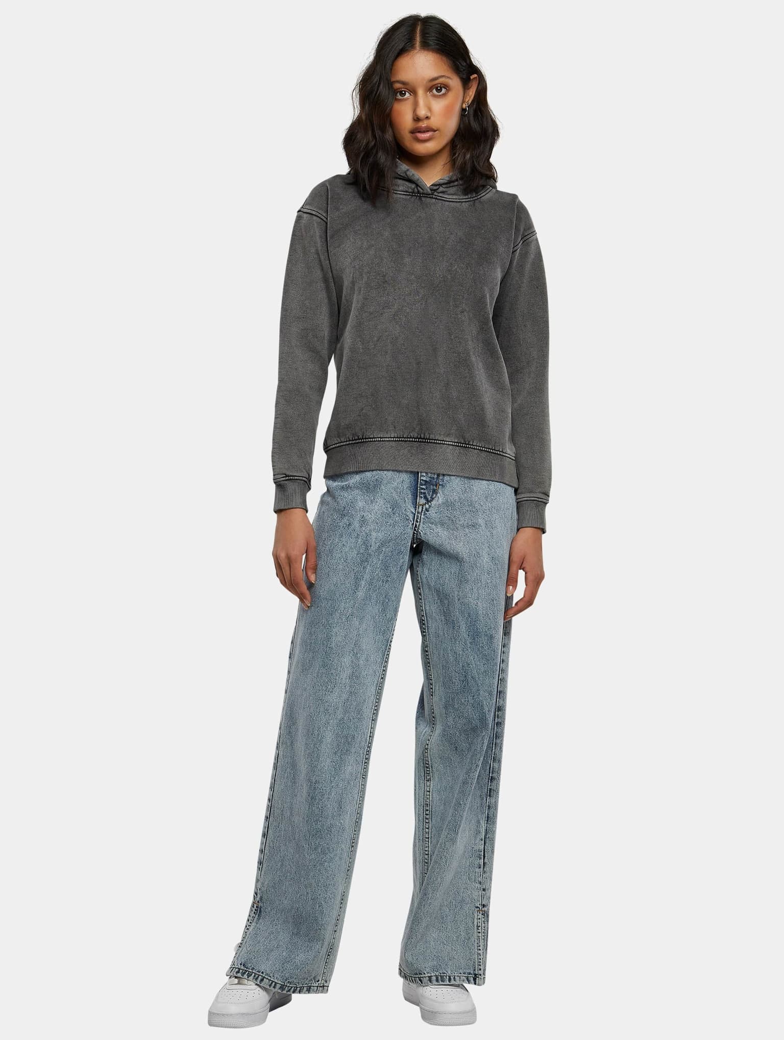 Urban Classics Ladies Stone Washed Hoody – Bild 3