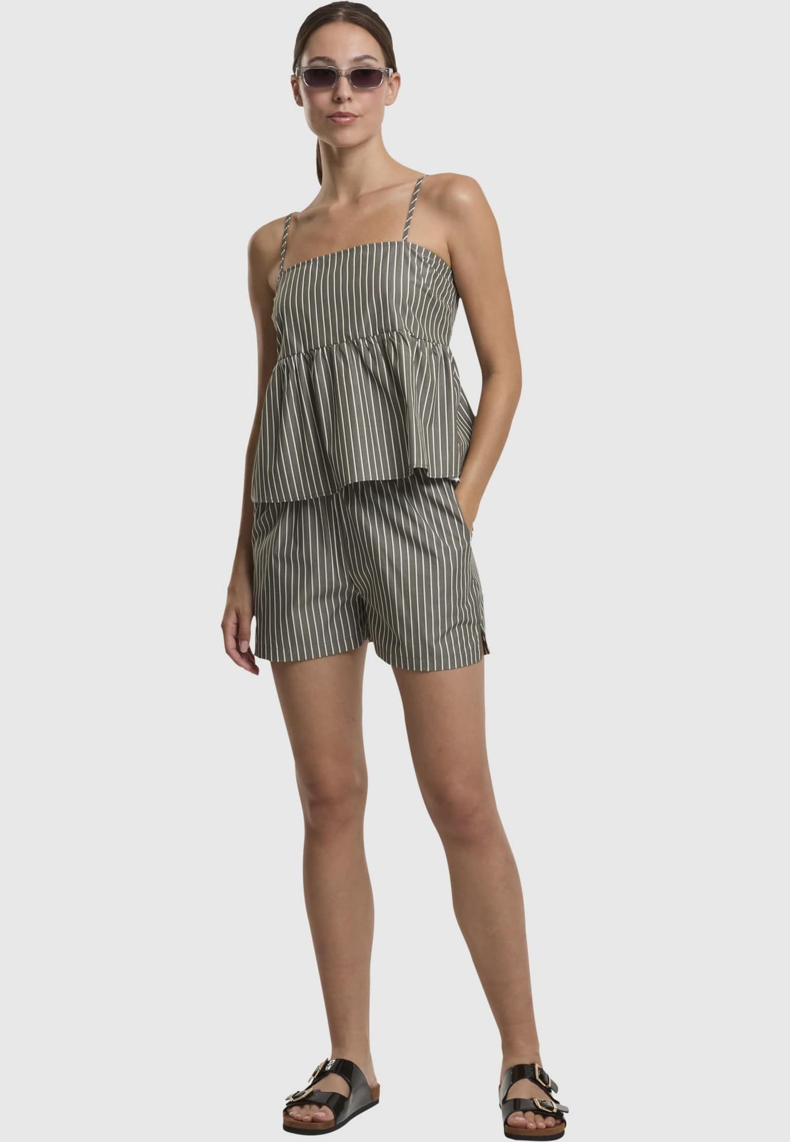 Urban Classics Ladies Striped Cotton Cami Top – Bild 4