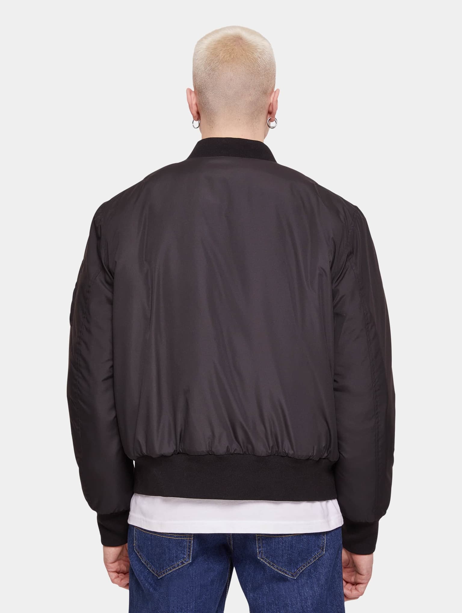 Urban Classics Essentials Basic Bomber Jacket – Bild 2
