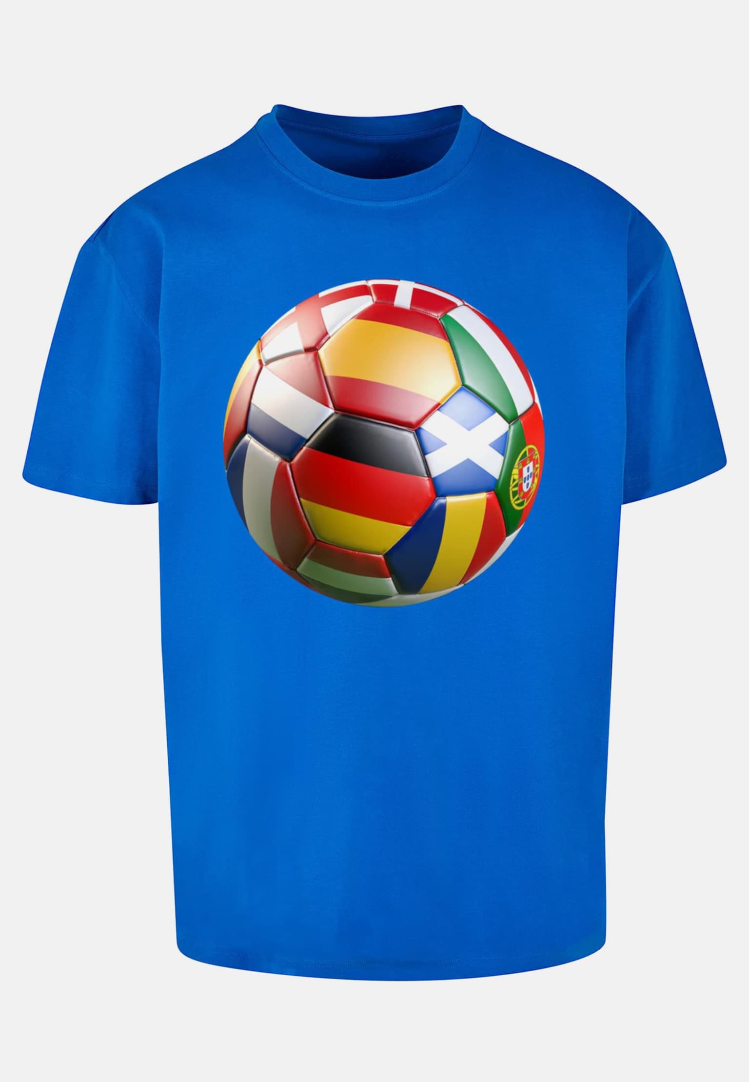 Mister Tee Upscale Football's Coming Home Europe Tour Oversize – Bild 3