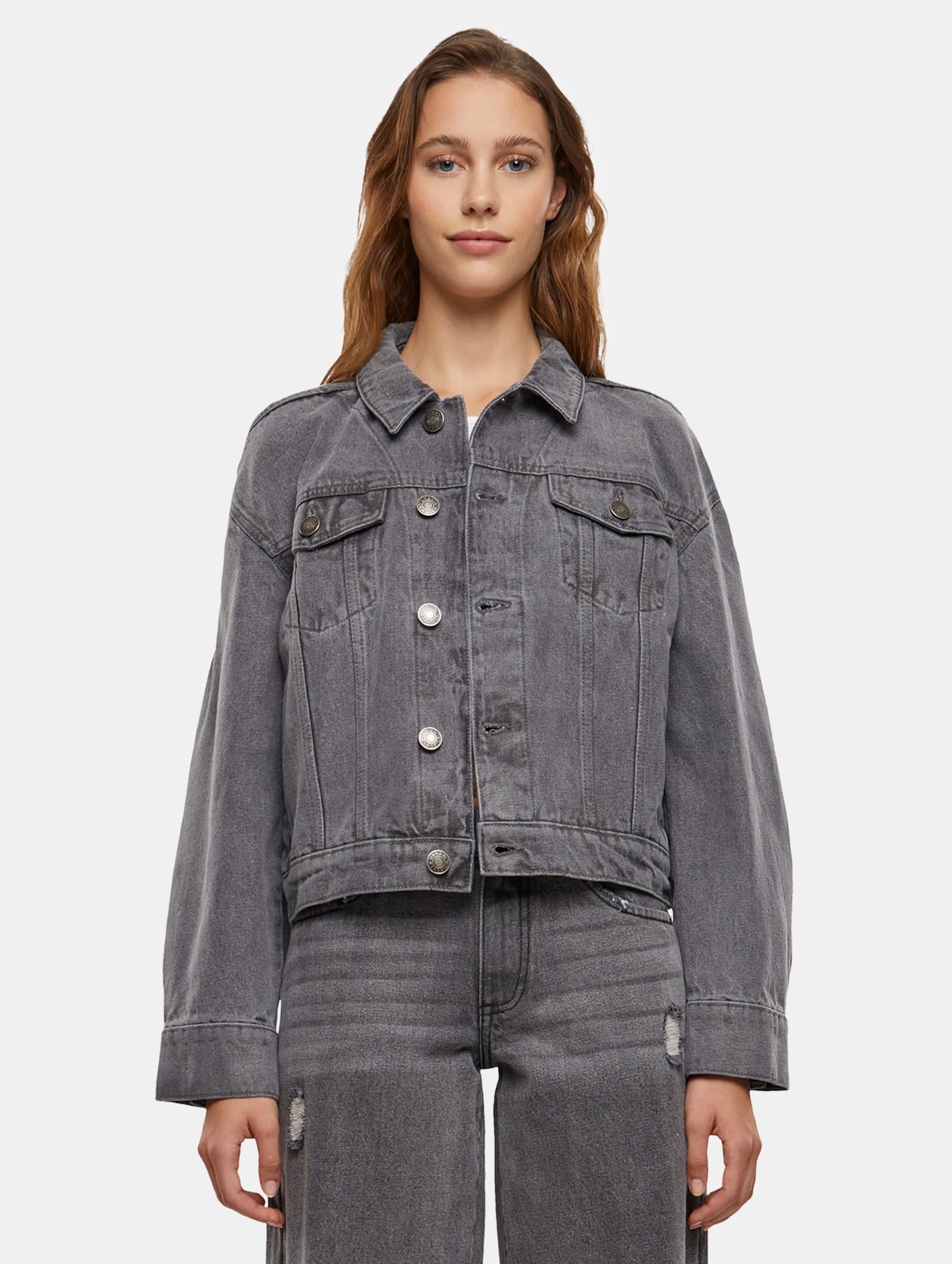 Urban Classics Ladies 80‘s Oversized Denim Jacket