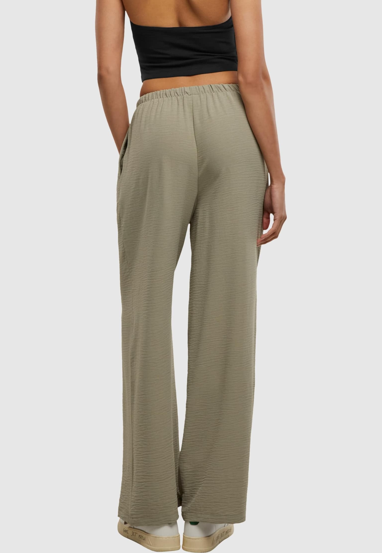 Urban Classics Ladies Structured Wideleg Pants – Bild 2