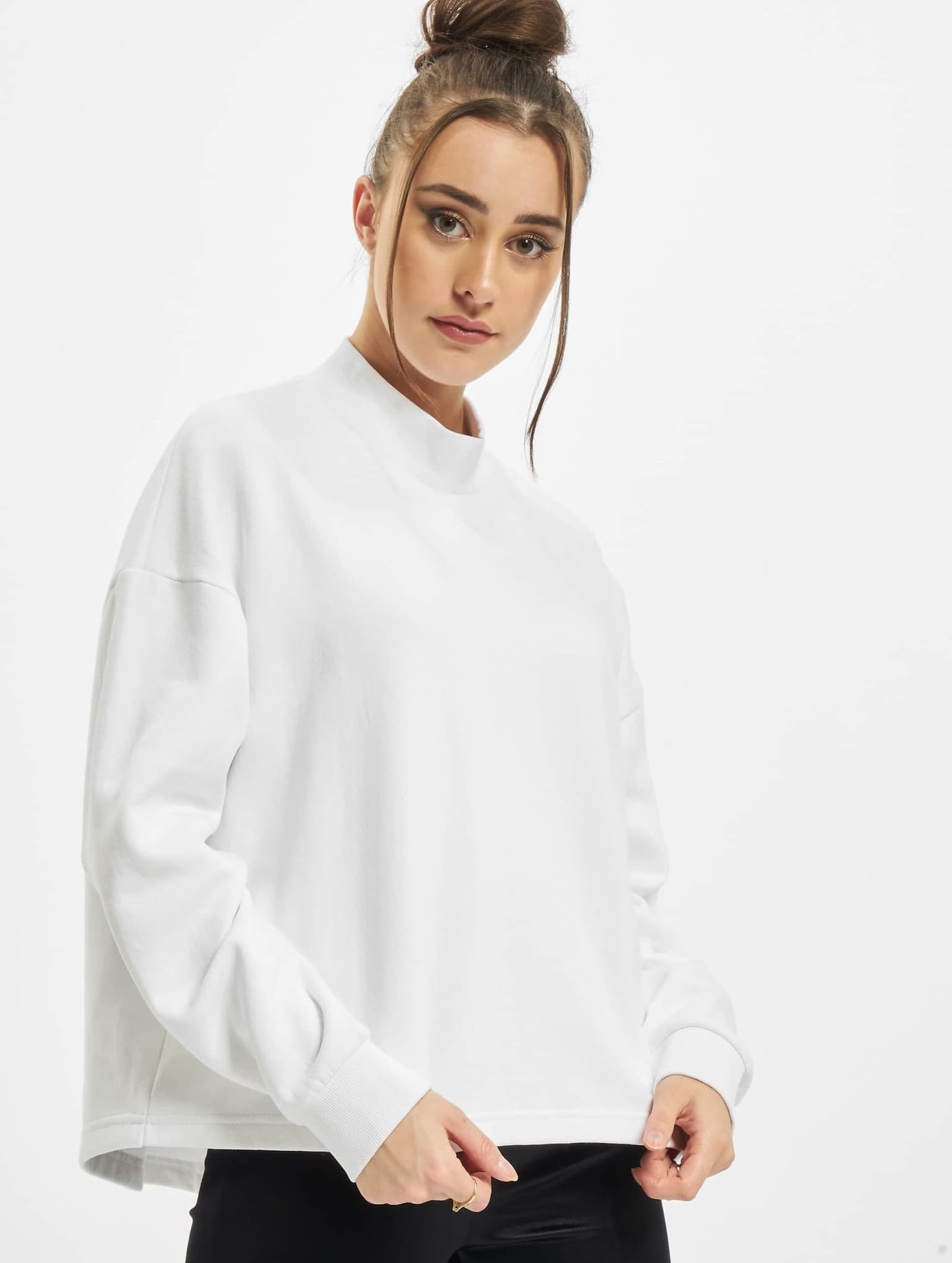 Urban Classics Ladies Oversized High Neck Crew