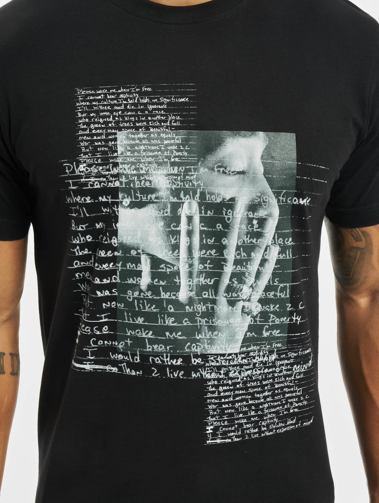 Merchcode Tupac Lyrics Tee – Bild 4