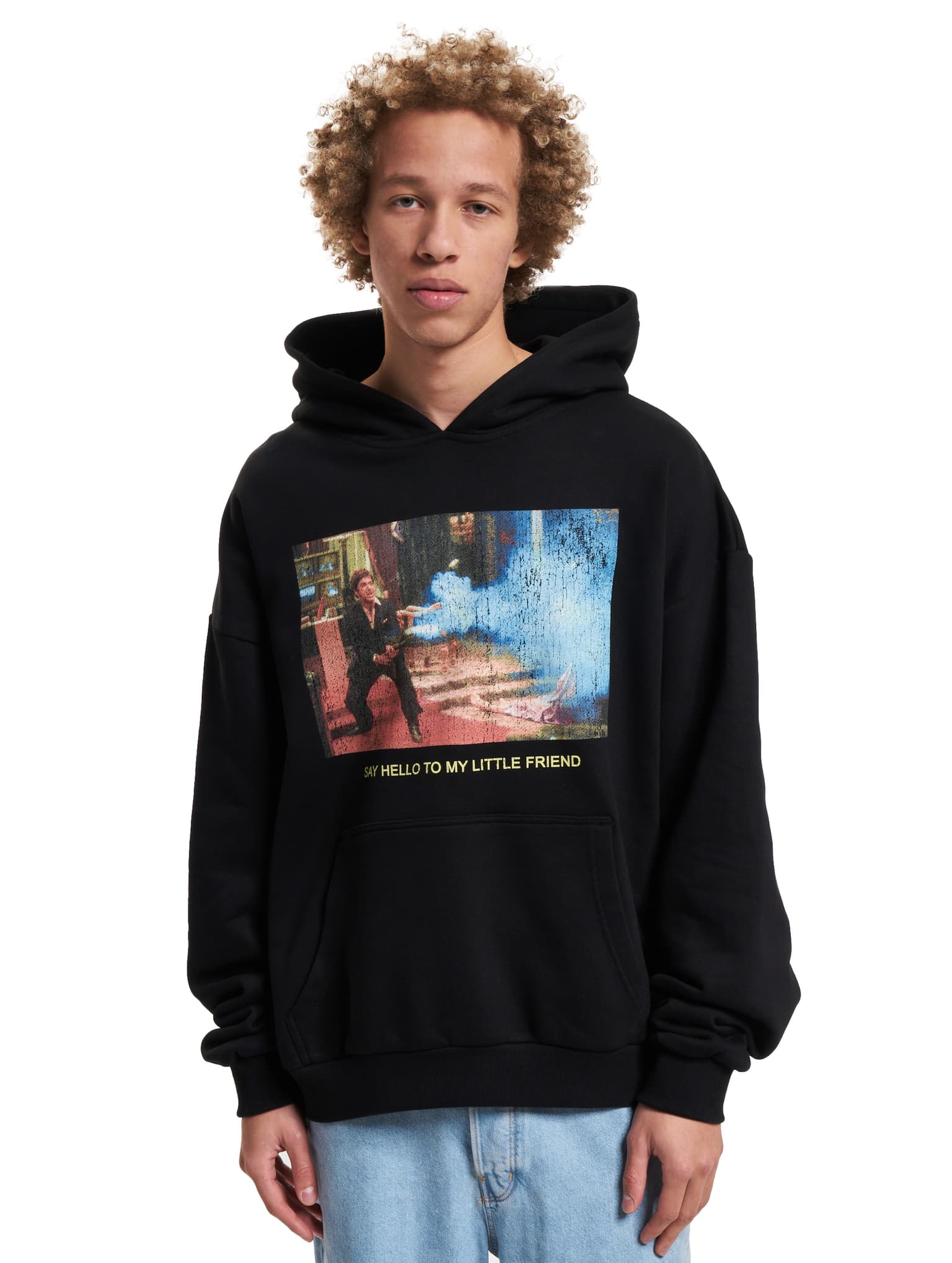 Mister Tee Upscale Scarface Little Friend Ultraheavy Oversize Hoodie – Bild 4