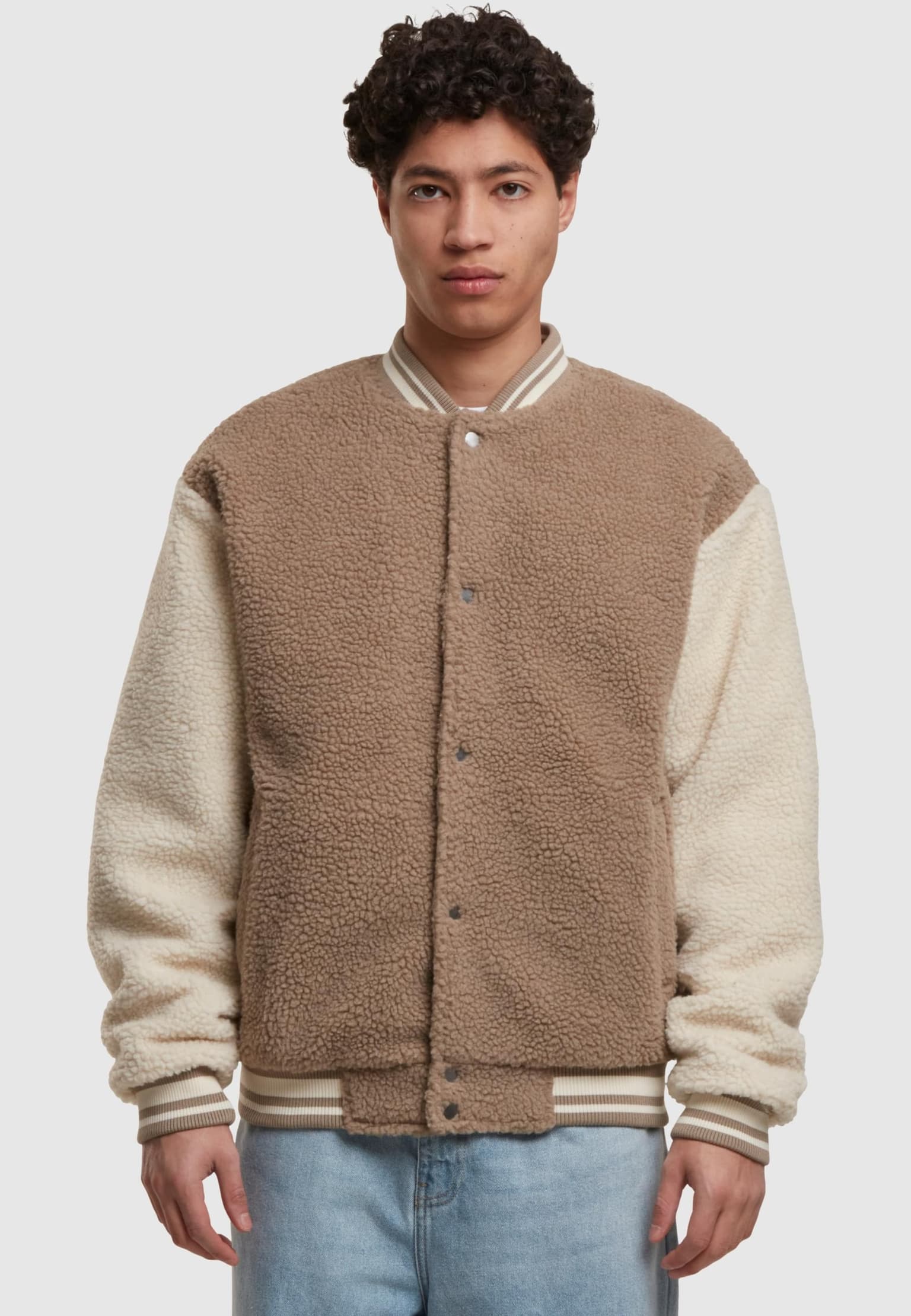 Urban Classics Teddy College Jacket – Bild 3