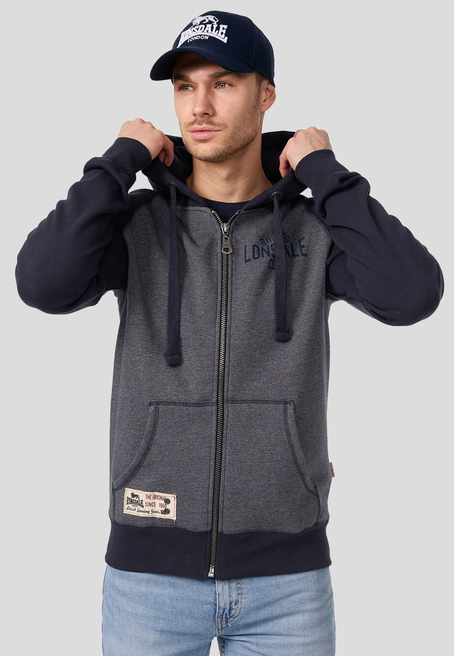 Lonsdale London Slough Zip Hoodie