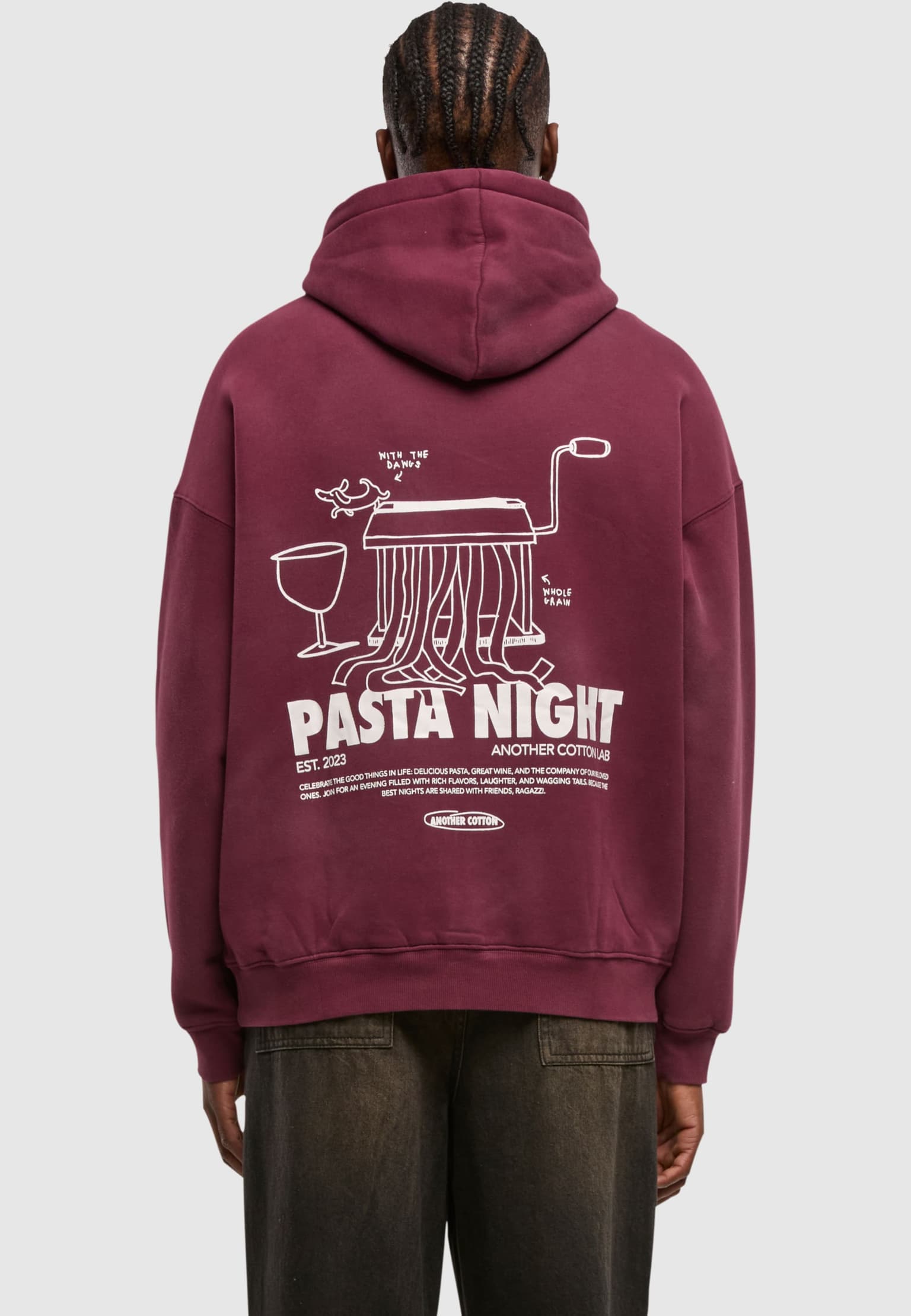 Another Cotton Lab Pasta Night Washed Hoodie – Bild 2