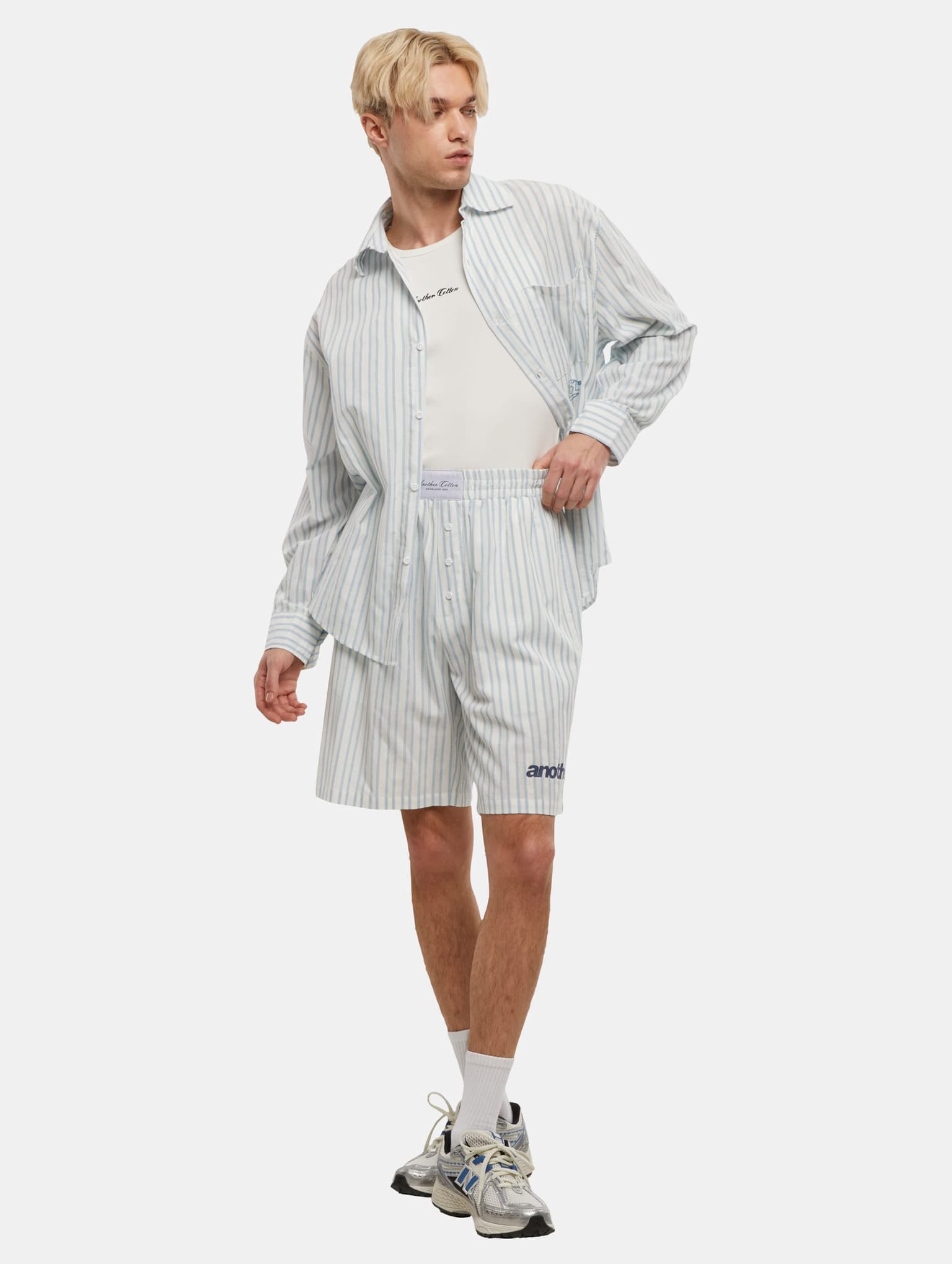 Another Cotton Lab Oversized Striped Short Pants – Bild 4