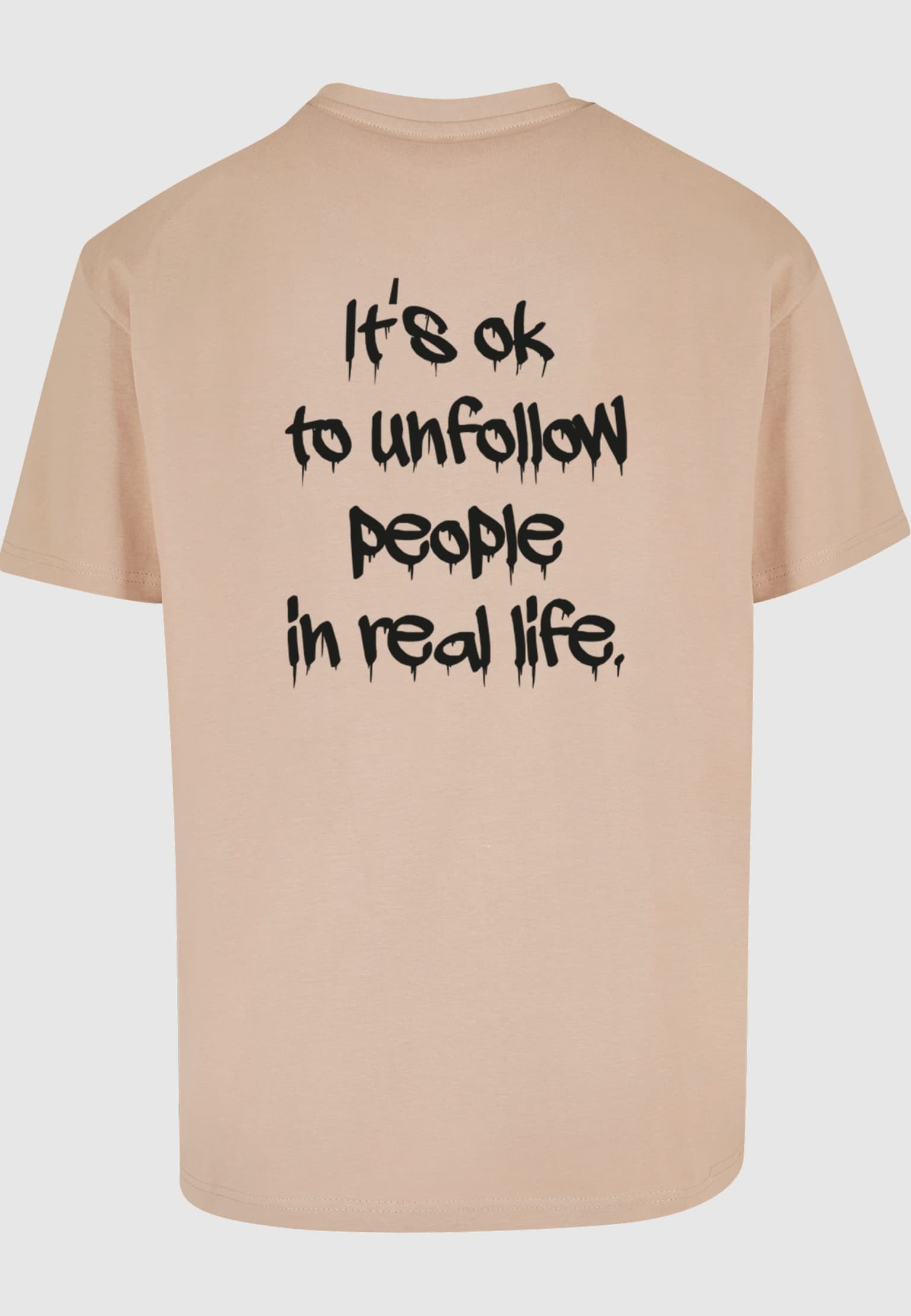 Merchcode Unfollow front X Oversize Tee – Bild 4