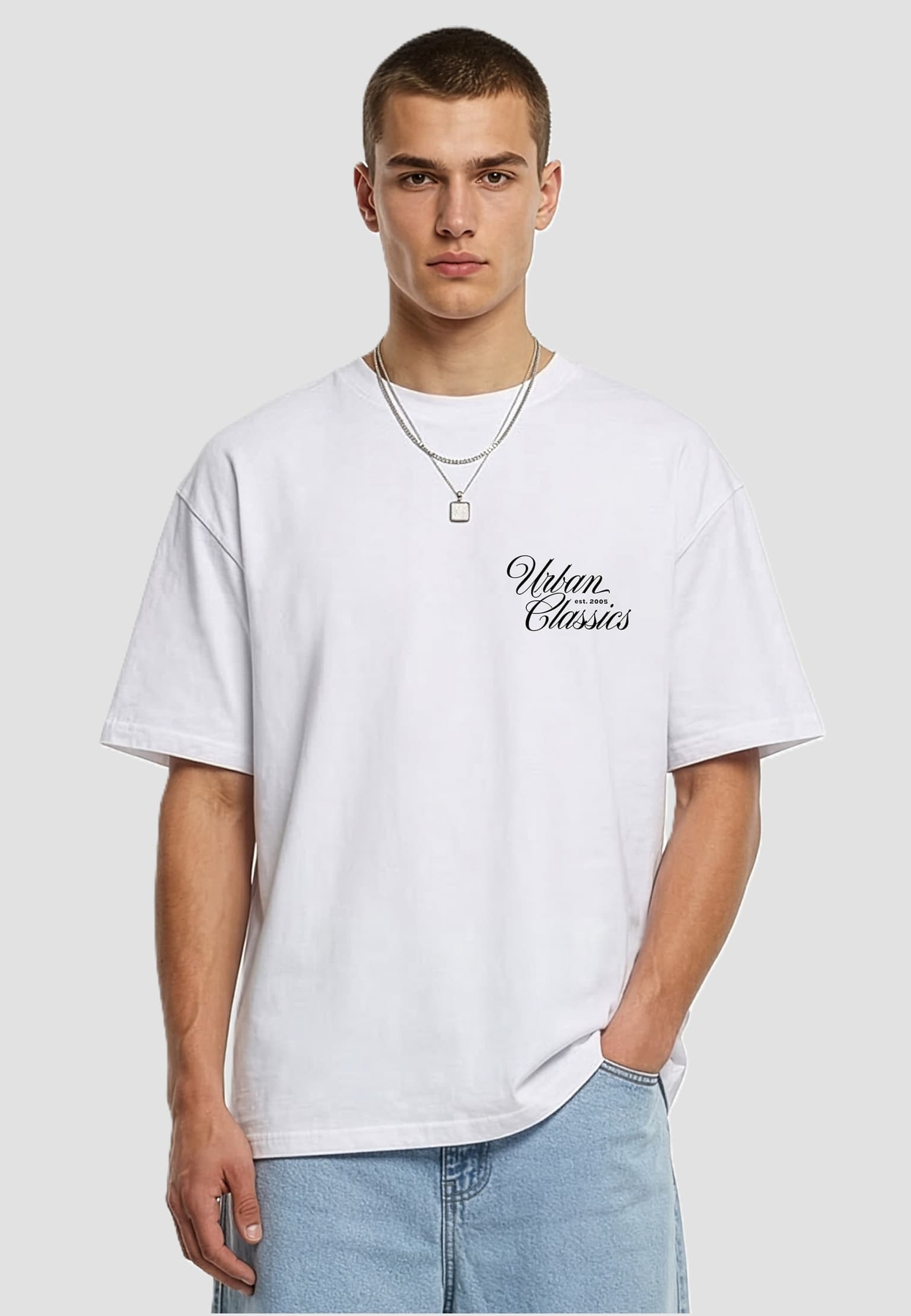 Urban Classics Flow Script Logo Loose Tee – Bild 2