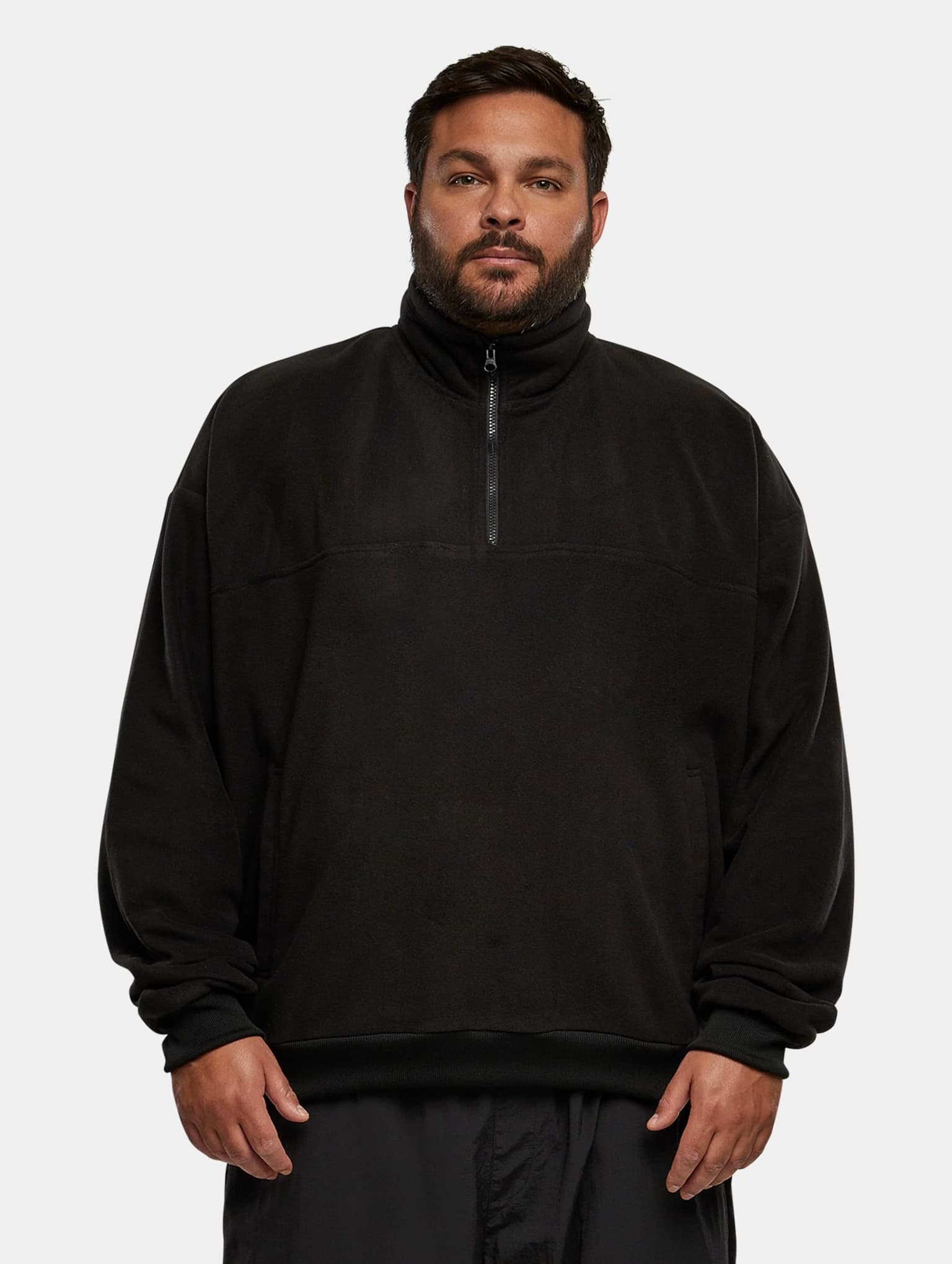Urban Classics Basic Polar Fleece Troyer – Bild 3