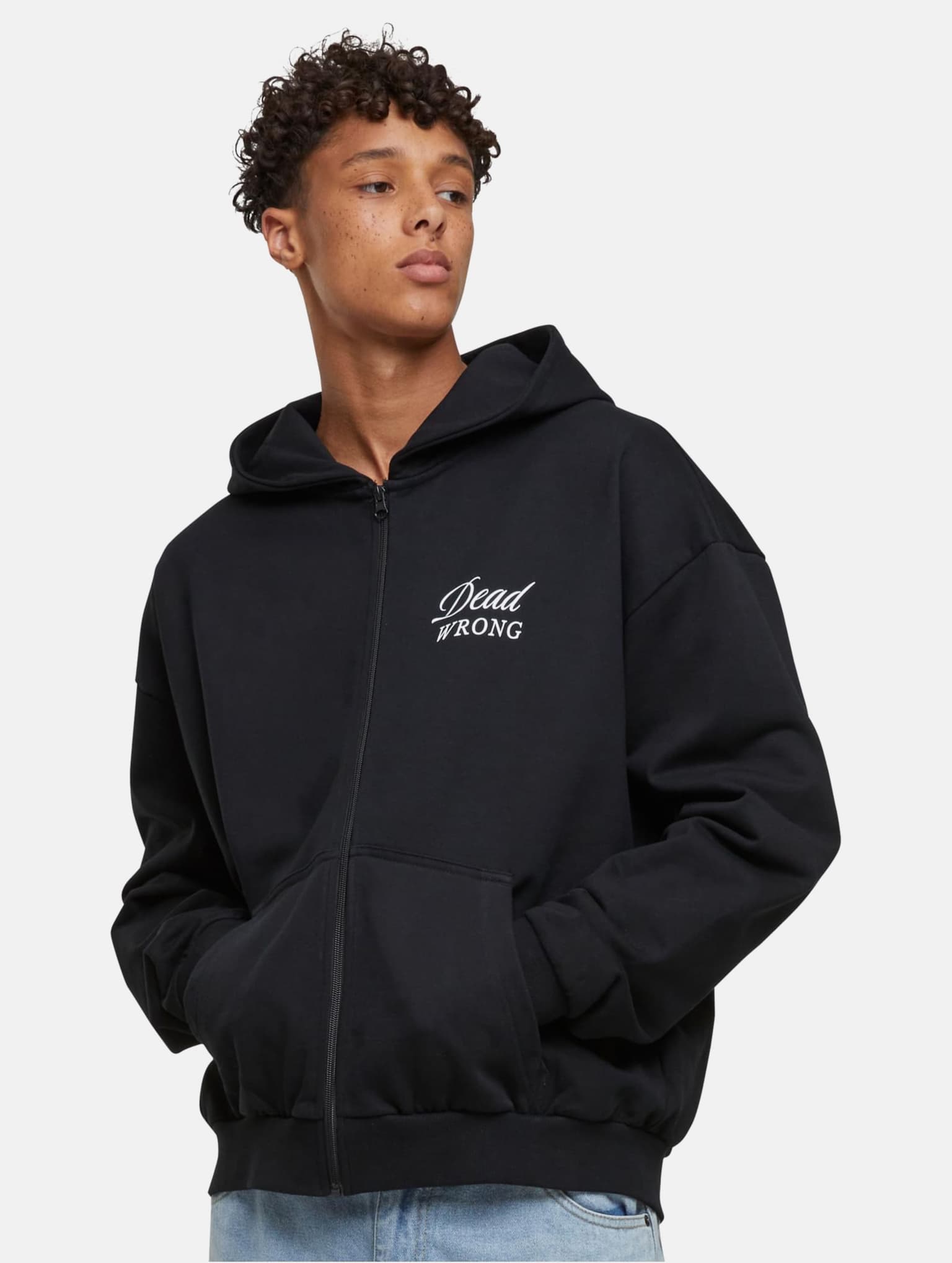 Mister Tee Upscale Dangerous Grounds Oversize Zip Hoody