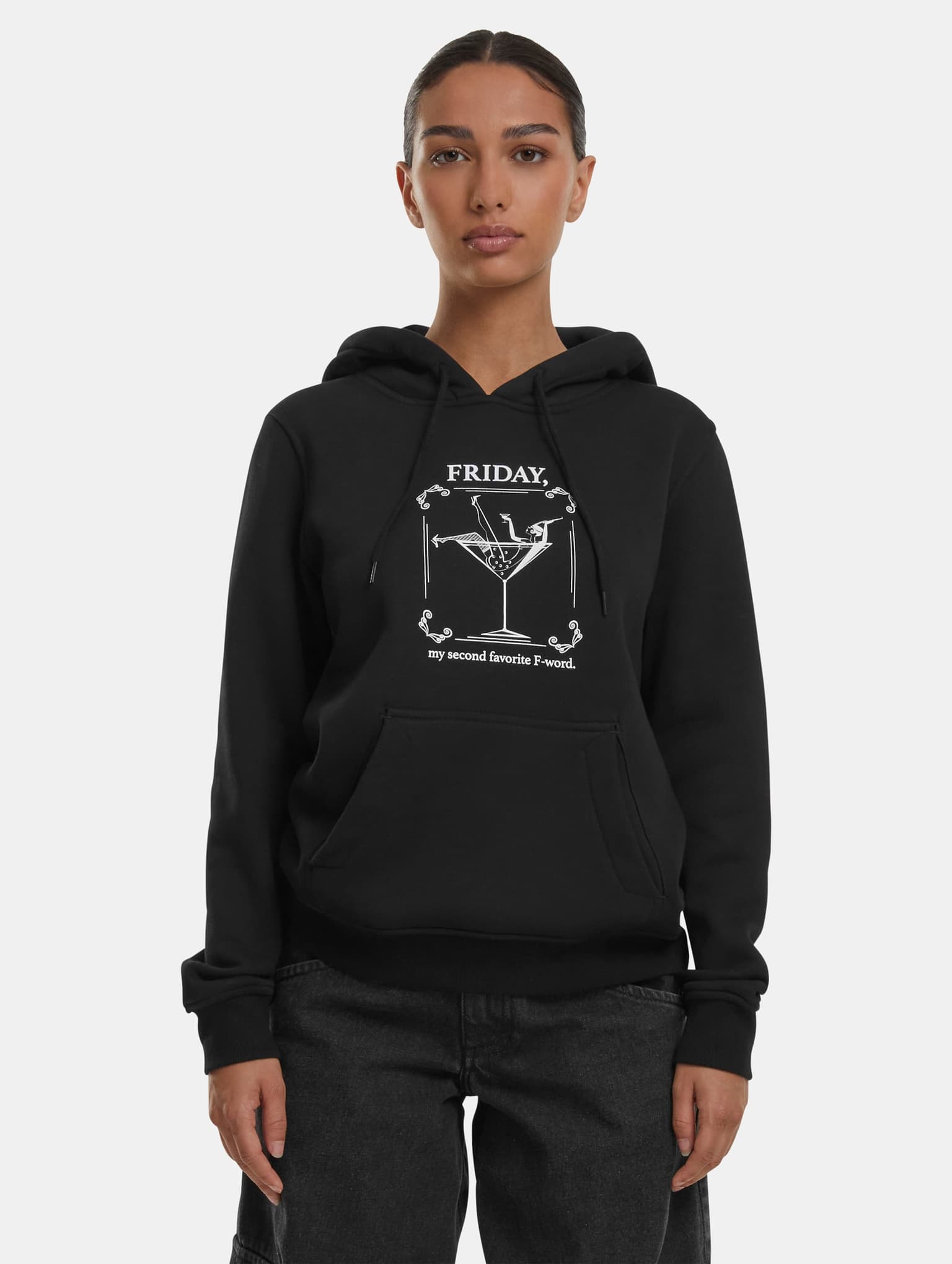 Mister Tee Ladies F-Word Hoody – Bild 3