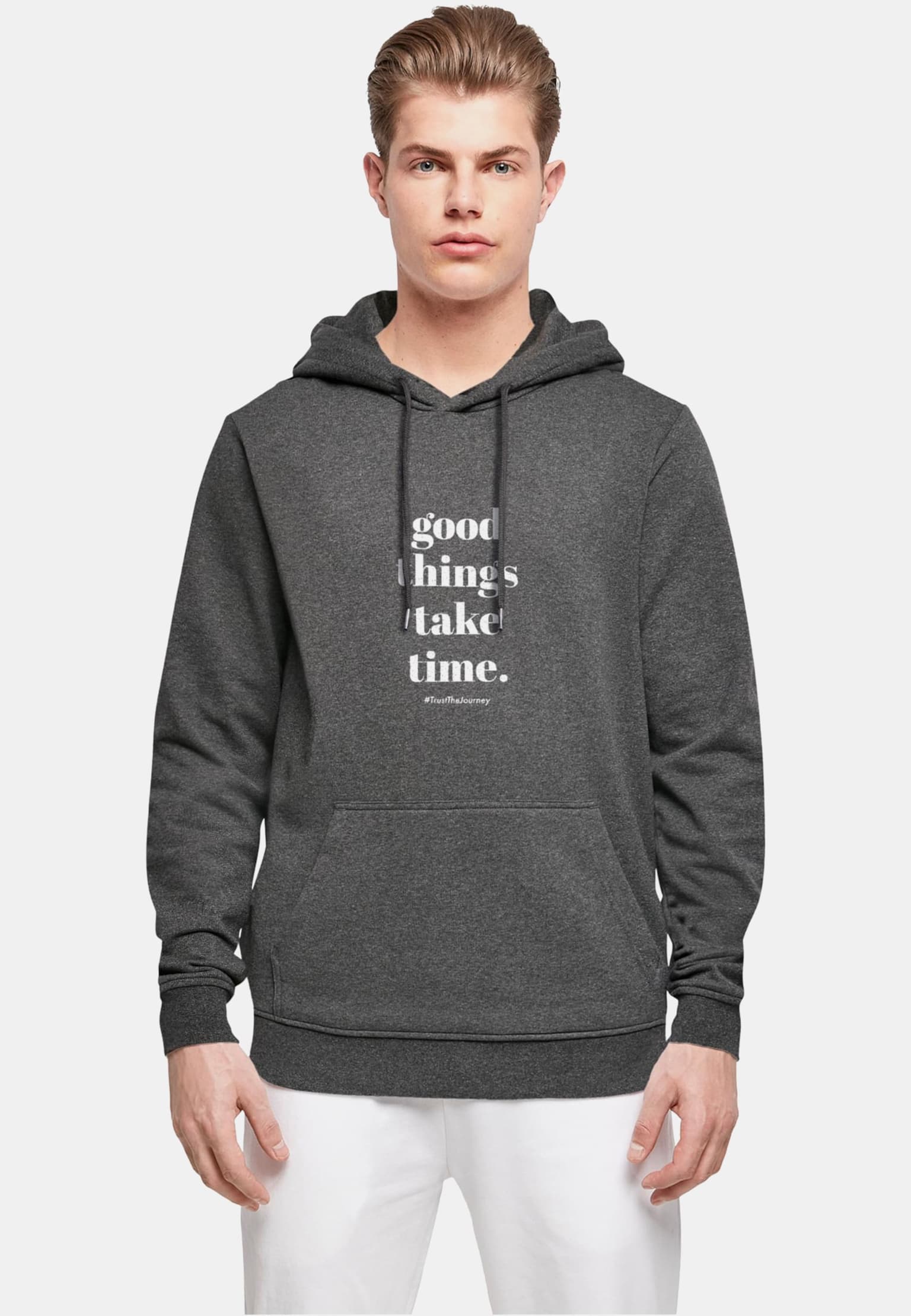 Merchcode POD Good Things Take Time Basic Hoody