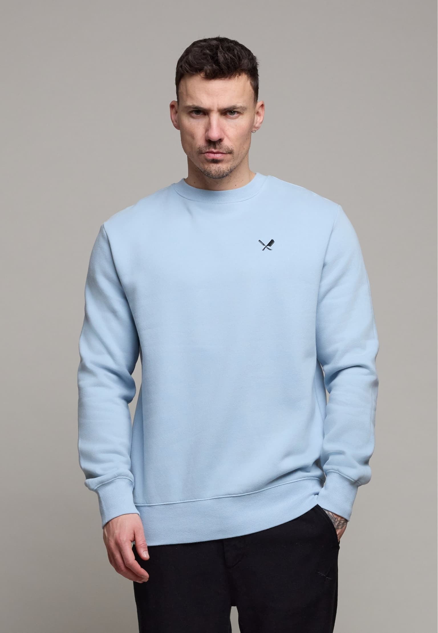 Distorted People Classic Crew Neck Peached
